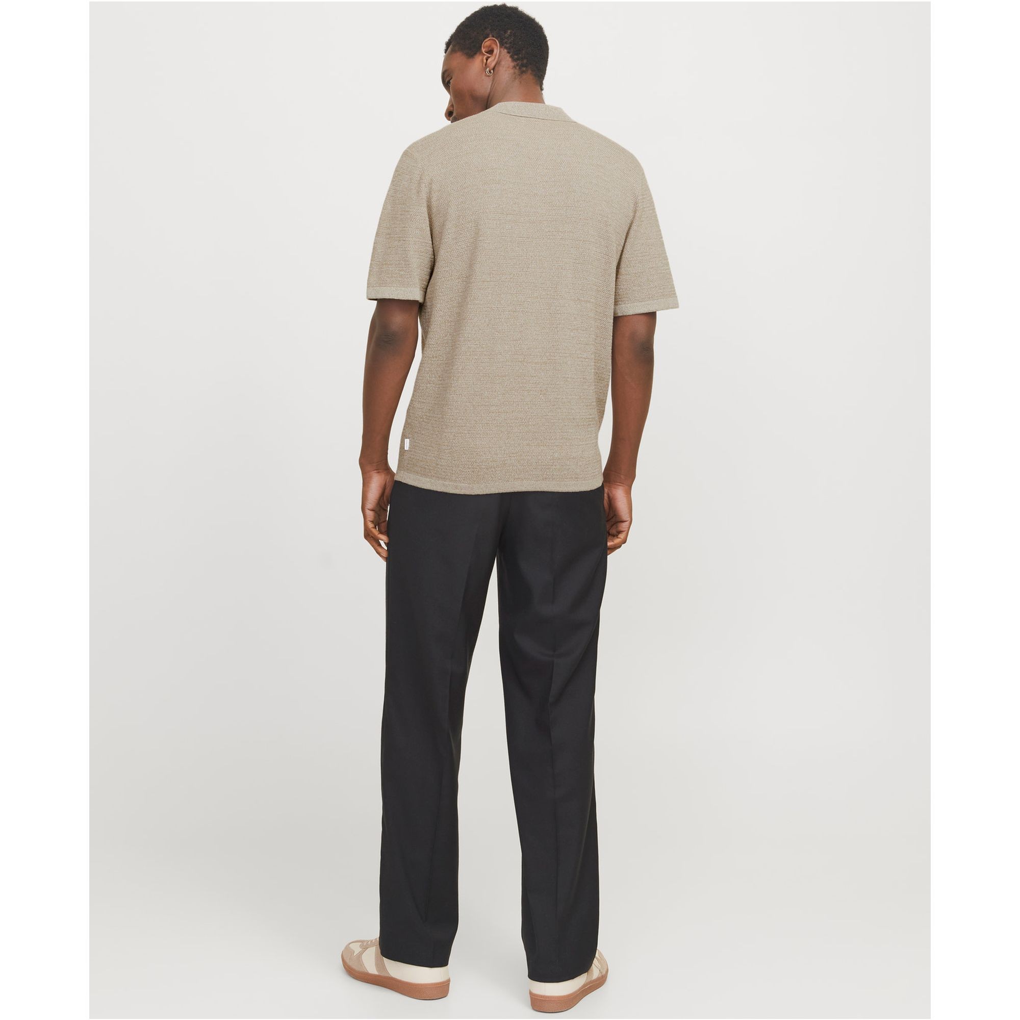 JACK & JONES Megzta palaidinė vyrams, Smėlio, George knit polo 2