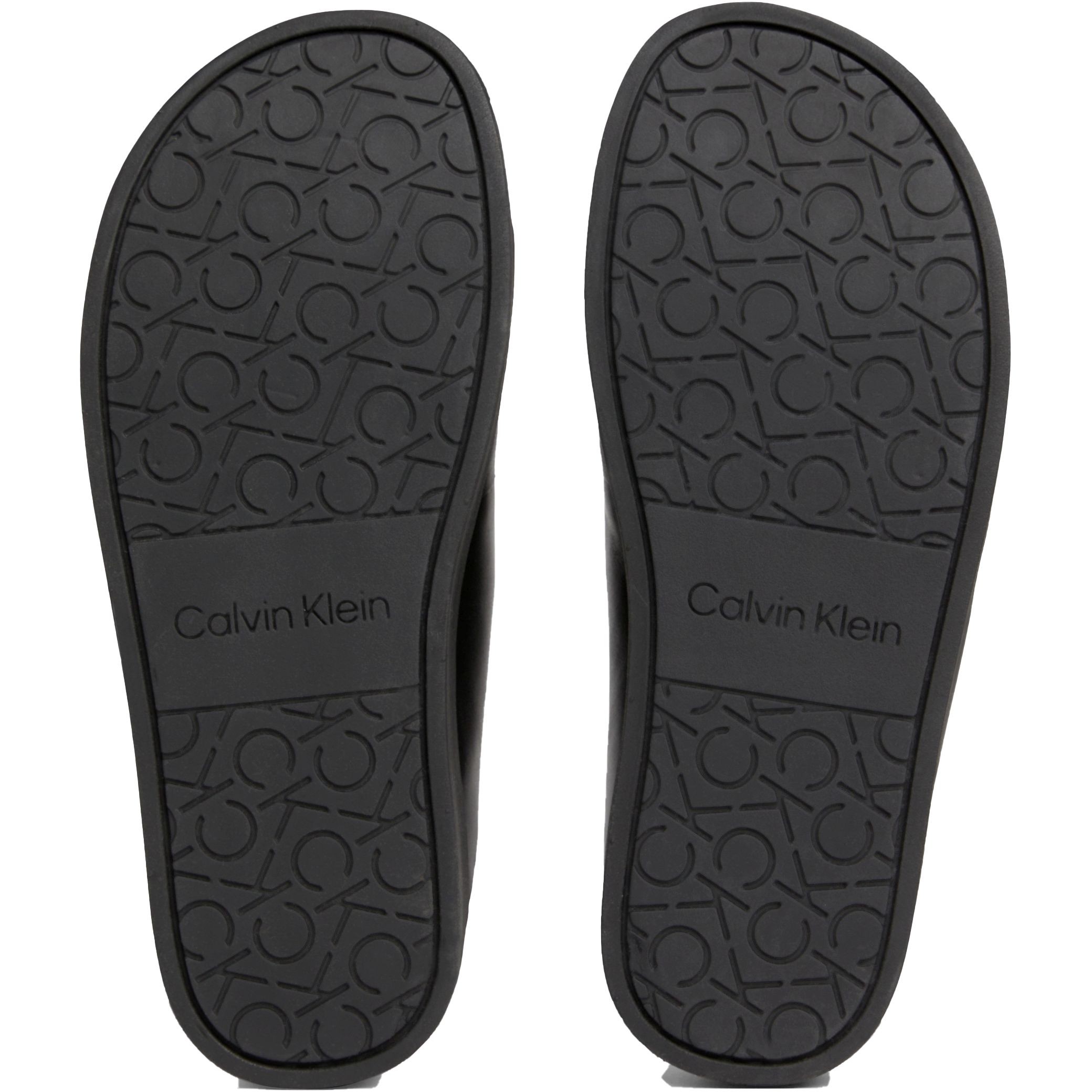 CALVIN KLEIN Guminės šlepetės moterims, Juoda, Flat slide 5