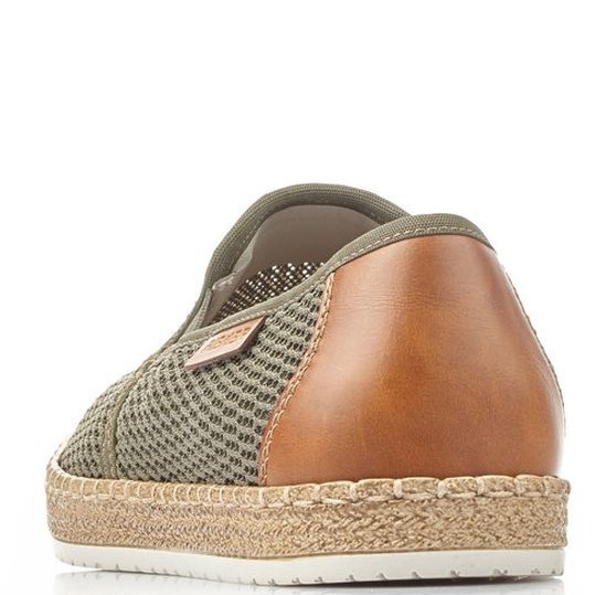 RIEKER Bateliai - vyrams, Žalia, SHOES 3