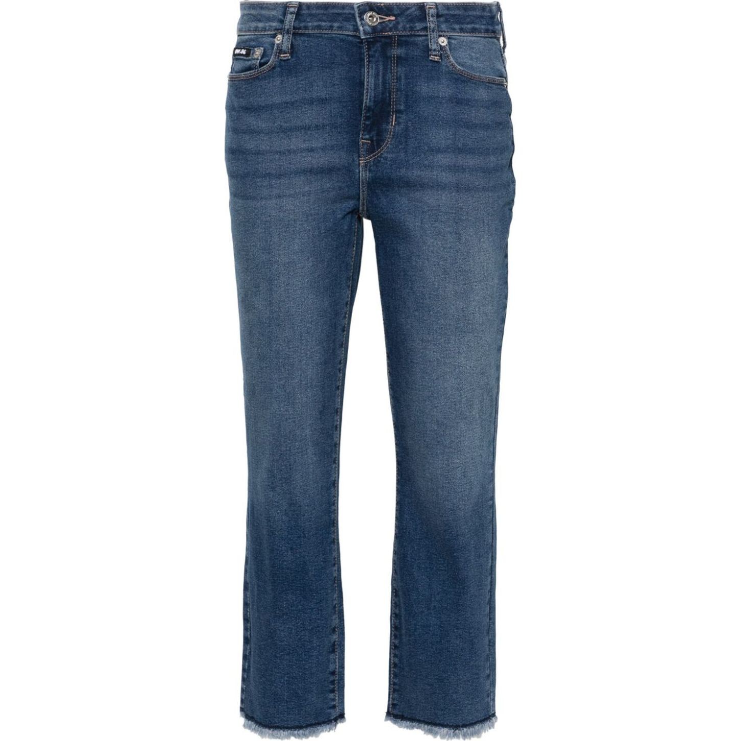 DKNY Tiesūs džinsai moterims, Balta, Rivington slim straight