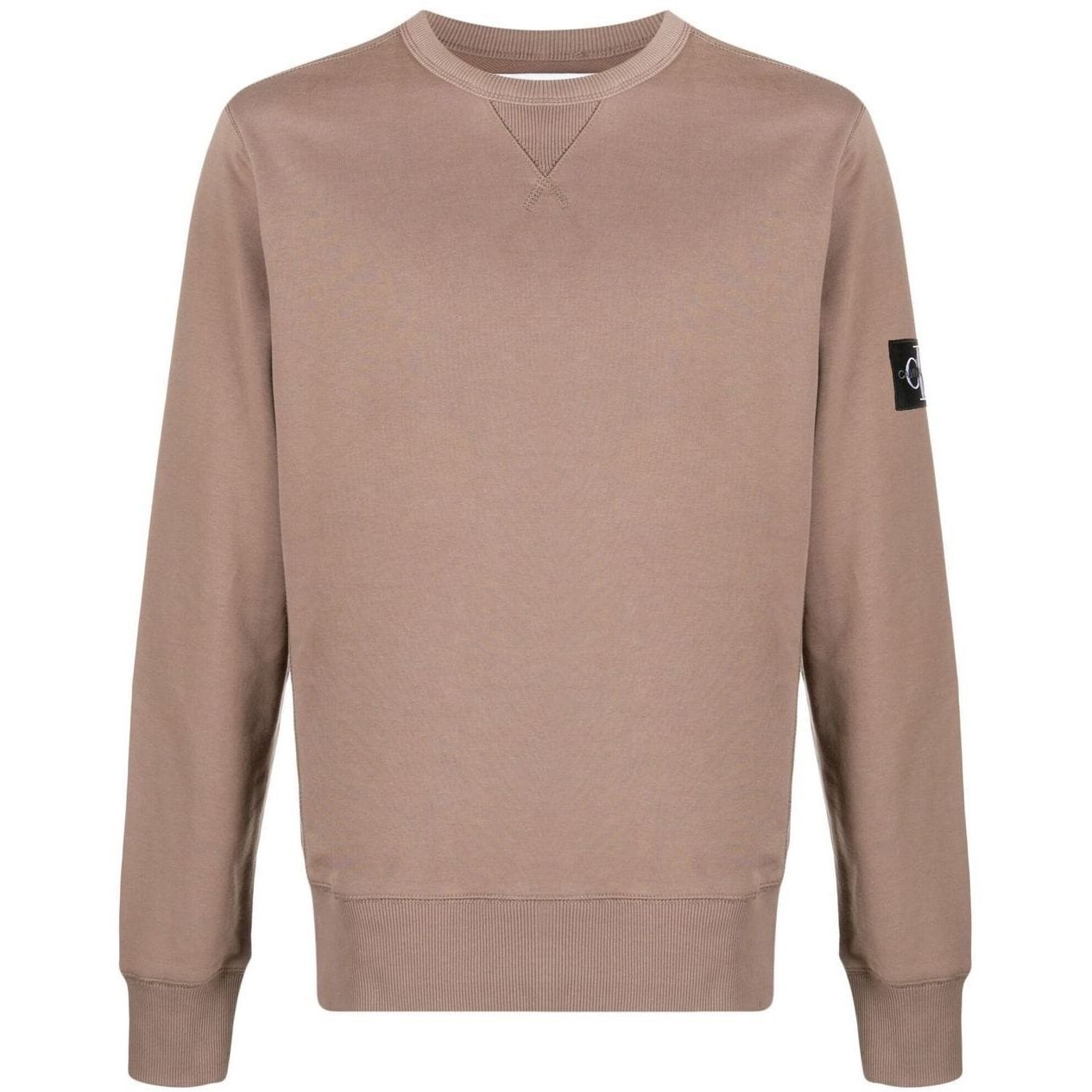 CALVIN KLEIN JEANS Sportinis nertinis vyrams, Ruda, Heavyweight sweatshirt 1