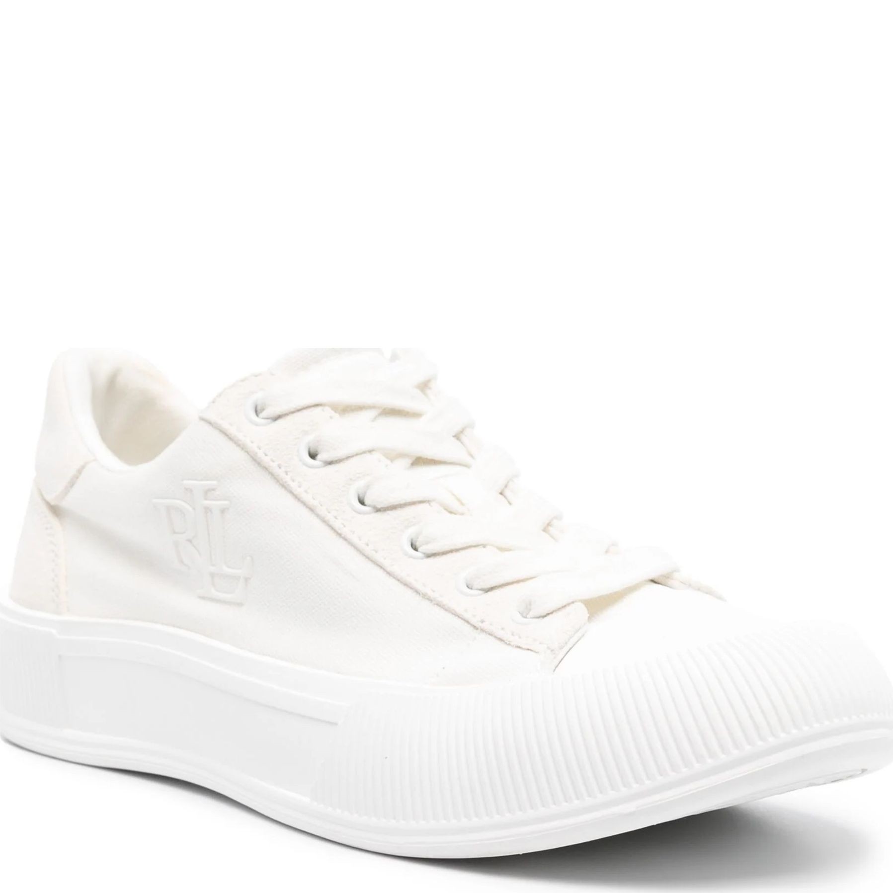 LAUREN RALPH LAUREN Laisvalaikio bateliai moterims, Balta, Daisie sneakers low top lace 1