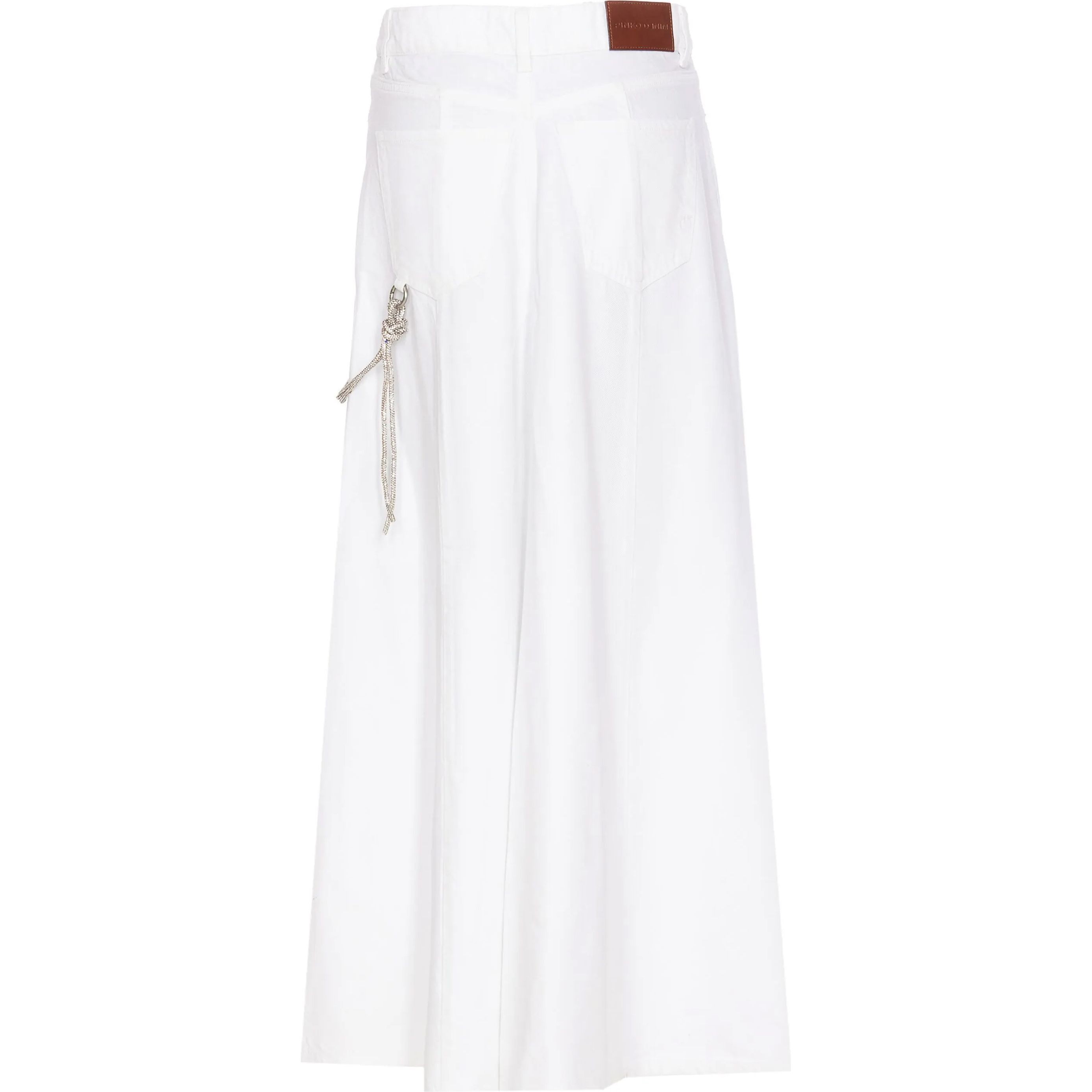 PINKO Midi sijonas moterims, Balta, Hurghada skirt 2