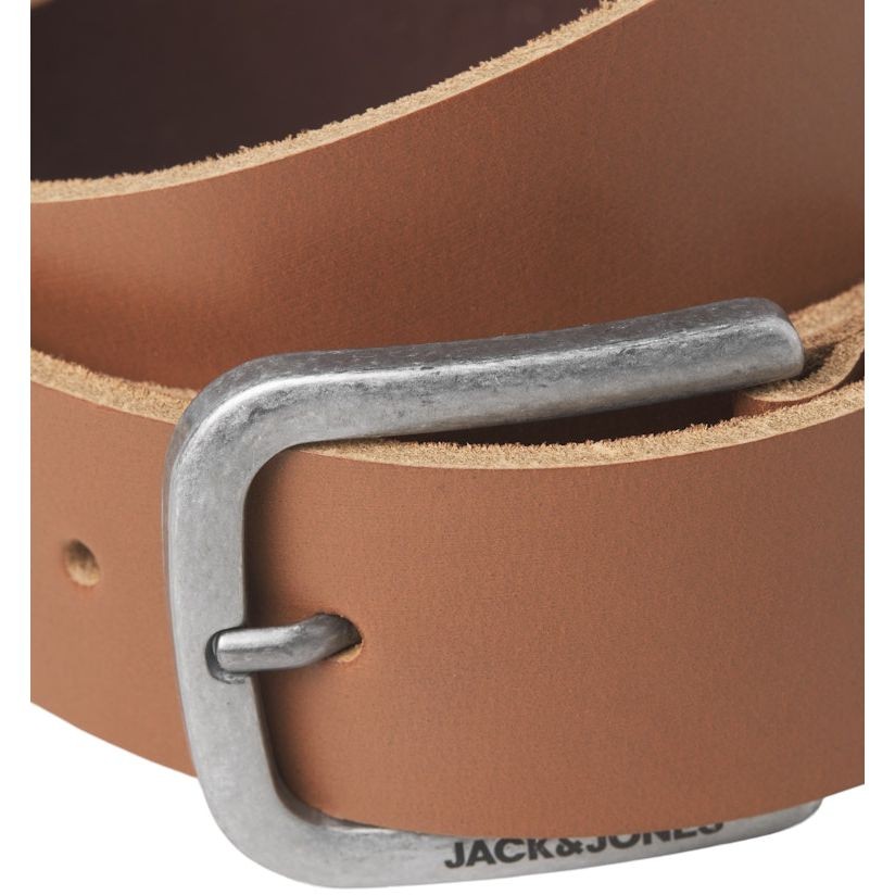 JACK & JONES Diržas vyrams, Ruda, Gio leather belt 2