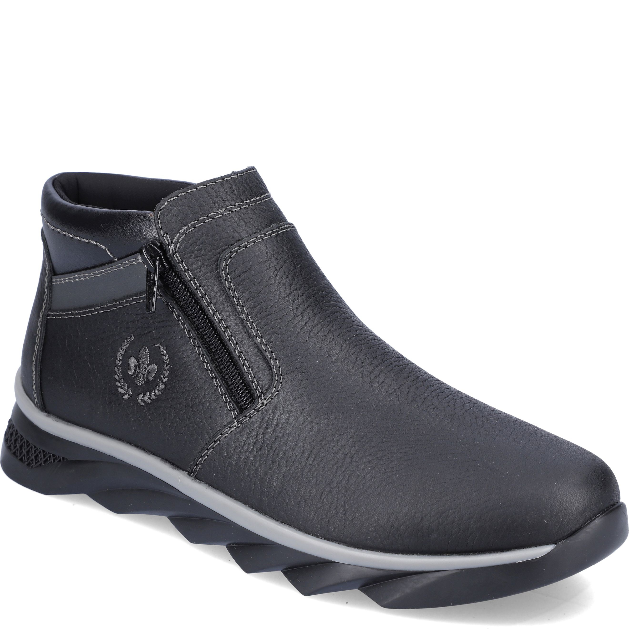 RIEKER Aulinukai vyrams, Juoda, BOOTIES 1