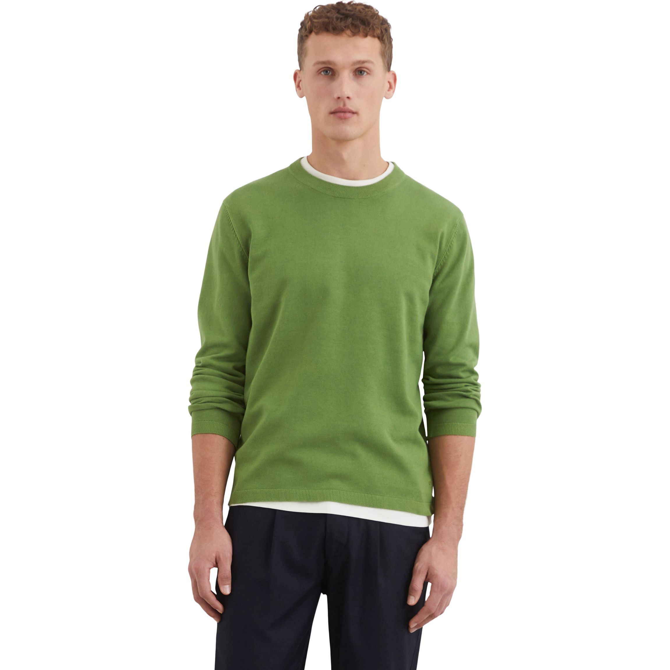 MARC O'POLO Megztinis vyrams, Žalia, Pullover 522512360248 2