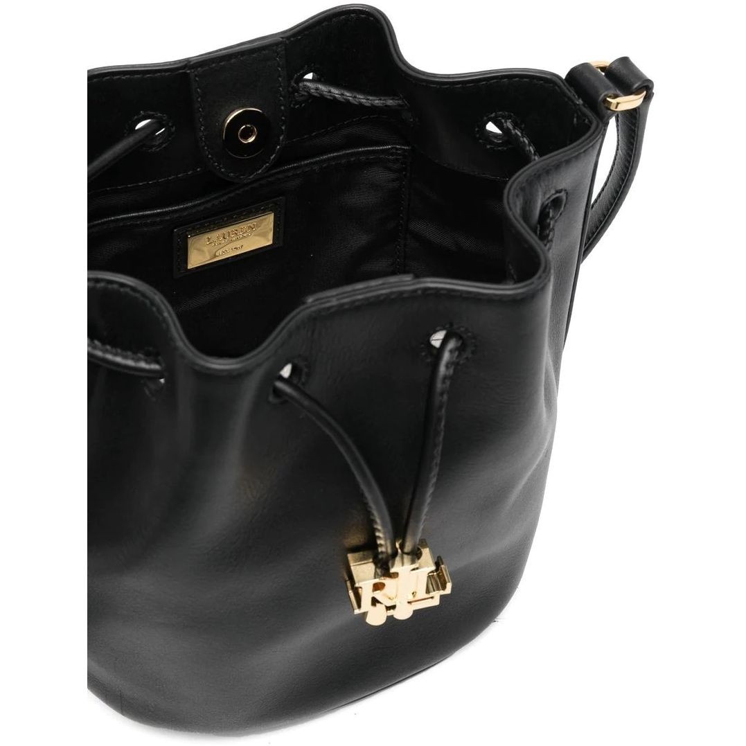 LAUREN RALPH LAUREN Rankinė per petį moterims, Juoda, Andie 19 drawstring medium bag 3