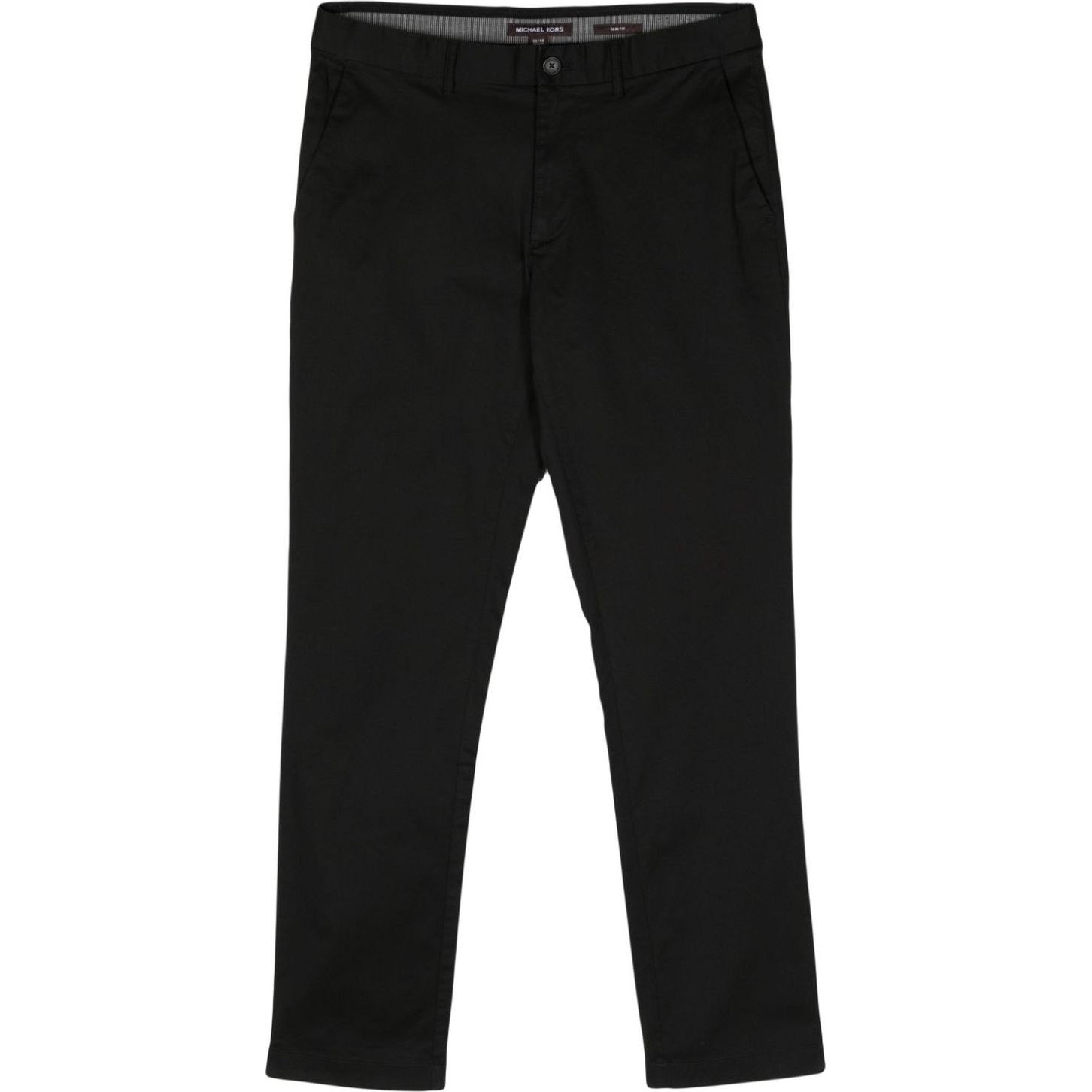 MICHAEL KORS Laisvalaikio kelnės vyrams, Juoda, Slim cotton chino 1