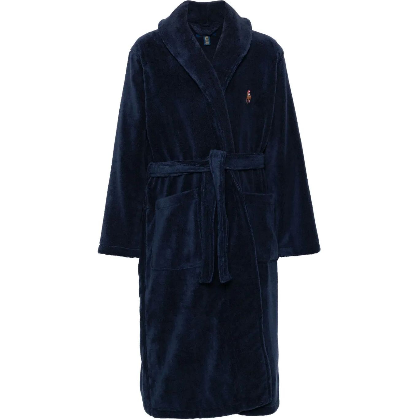 POLO RALPH LAUREN Chalatas vyrams, Mėlyna, L/s shawl-sleep-robe 1