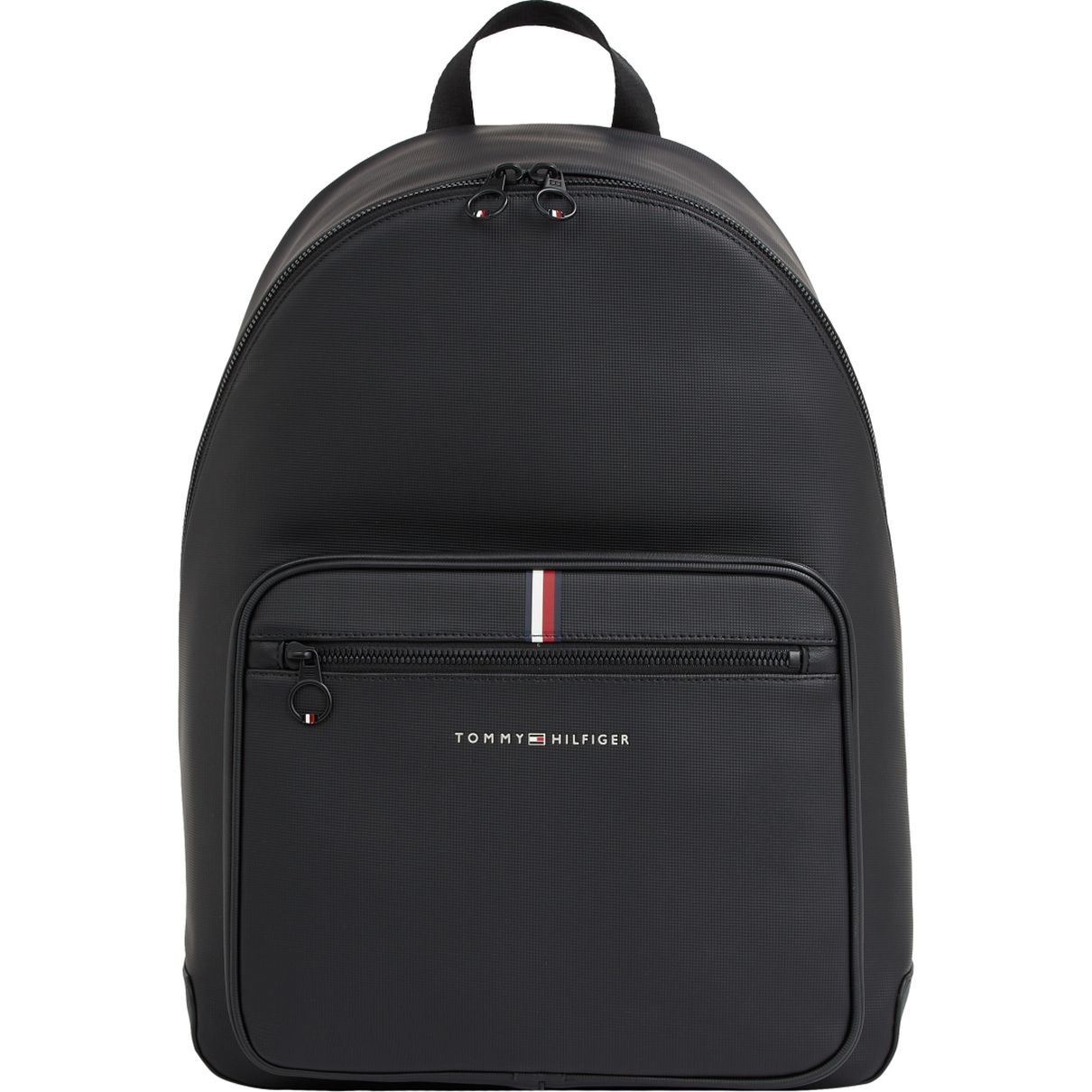 TOMMY HILFIGER Kuprinė vyrams, Juoda, Essential pique backpack 1