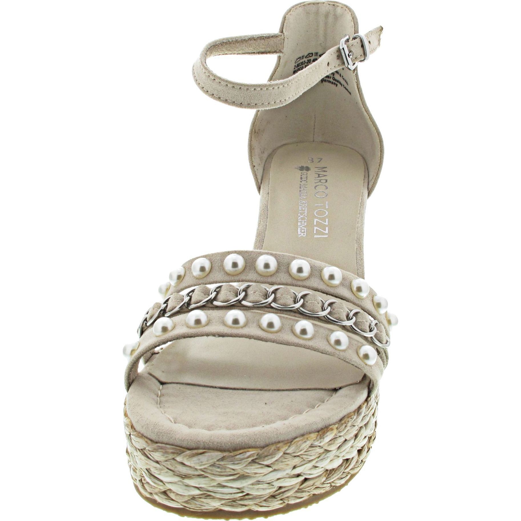 MARCO TOZZI Basutės moterims, Smėlio, SANDALS 4