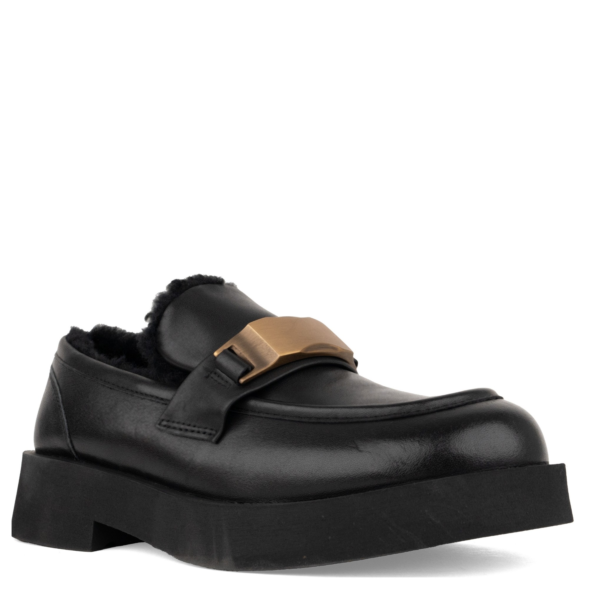SERGIO MORETTI Loaferiai moterims, Juoda, Loafers 1