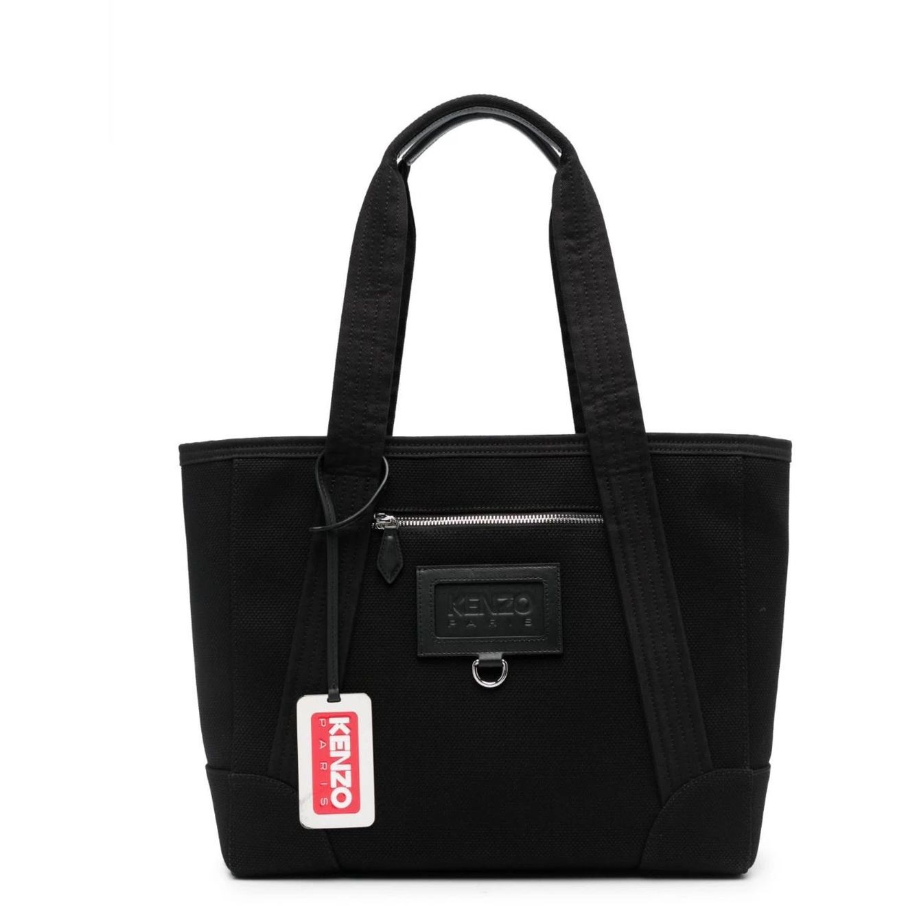 KENZO Pirkinių krepšys moterims, Juoda, Large tote bag 1