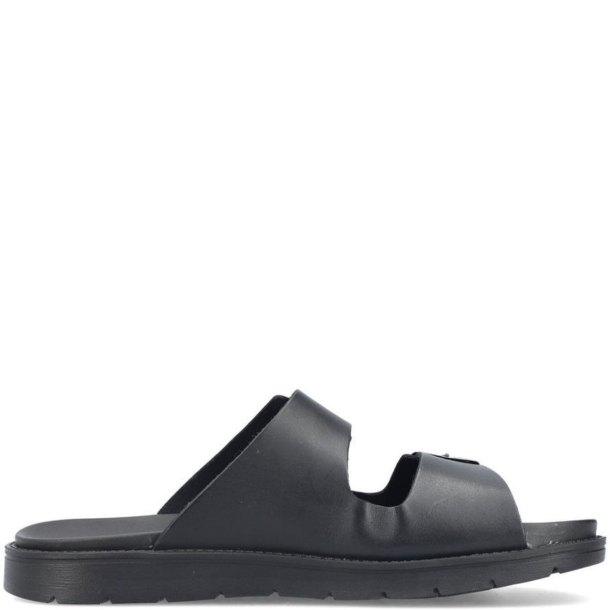 RIEKER Šlepetės vyrams, Juoda, SLIPPERS 12