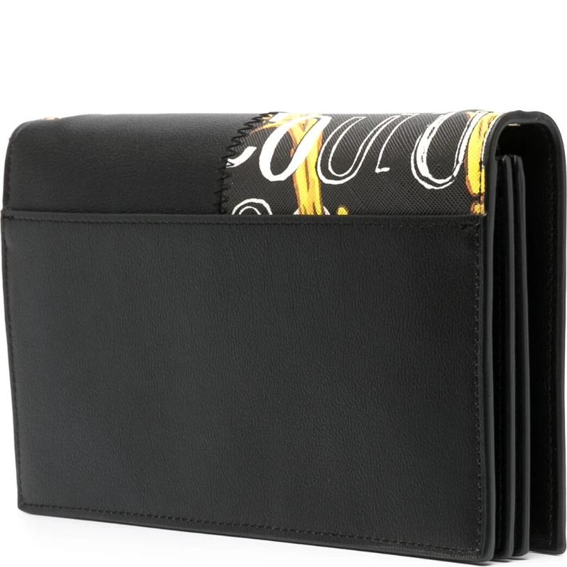 VERSACE JEANS CUTURE Piniginė moterims, BLACK/GOLD, Range p - rock cut wallets 2