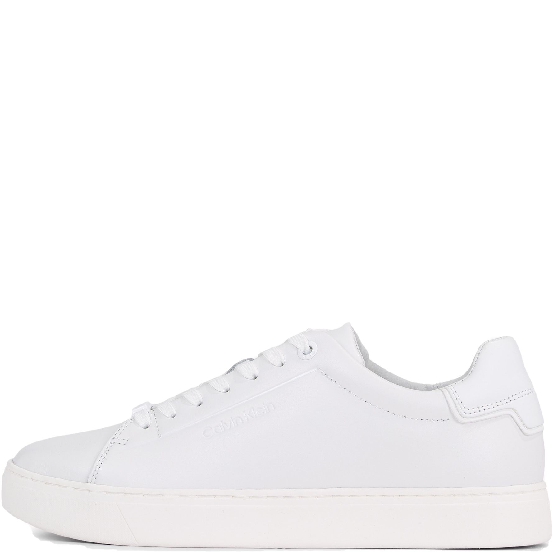CALVIN KLEIN Laisvalaikio bateliai moterims, Balta, Clean cupsole lace up leisure 6