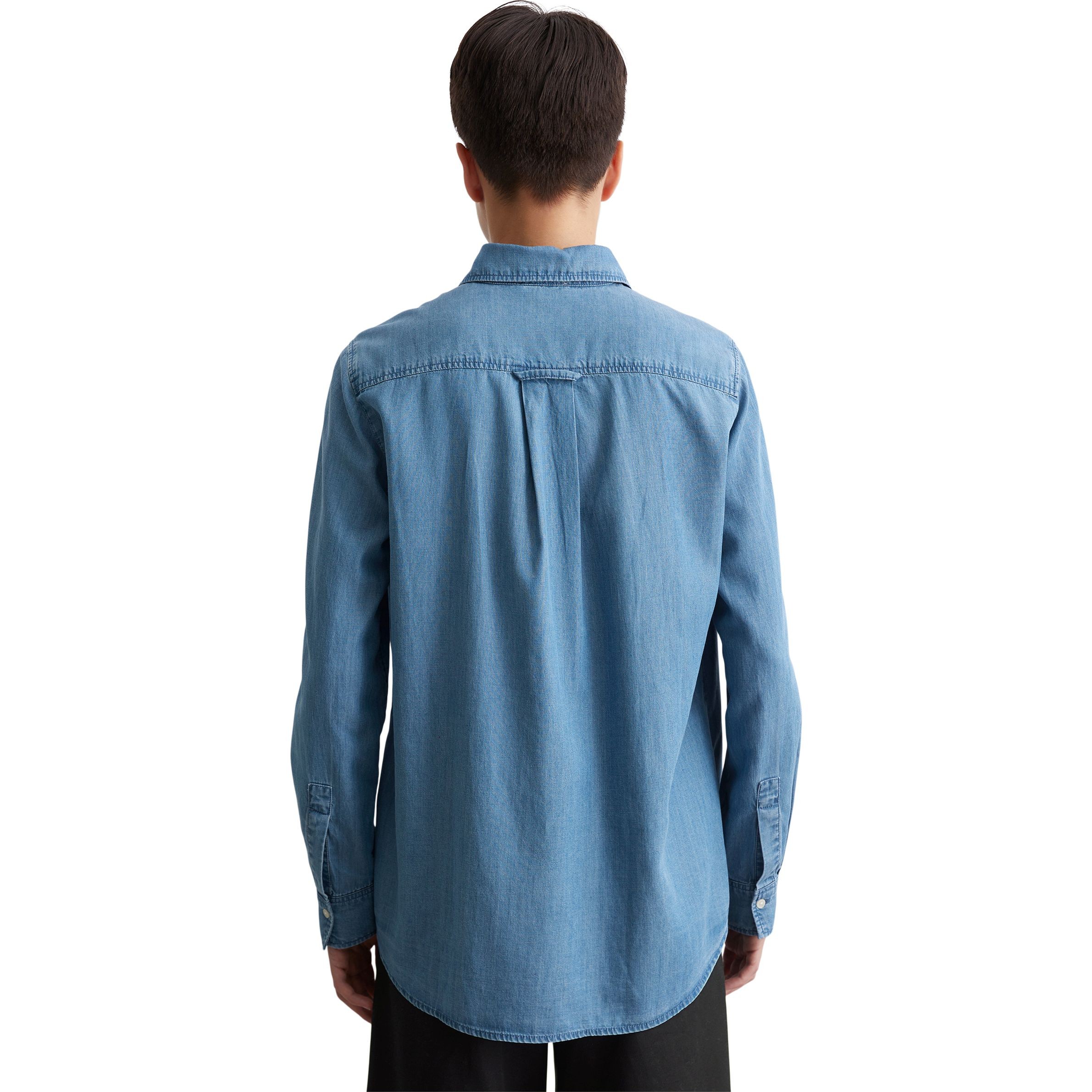 MARC O'POLO Marškiniai ilgomis rankovėmis moterims, Mėlyna, Shirts lon M00099342015 3