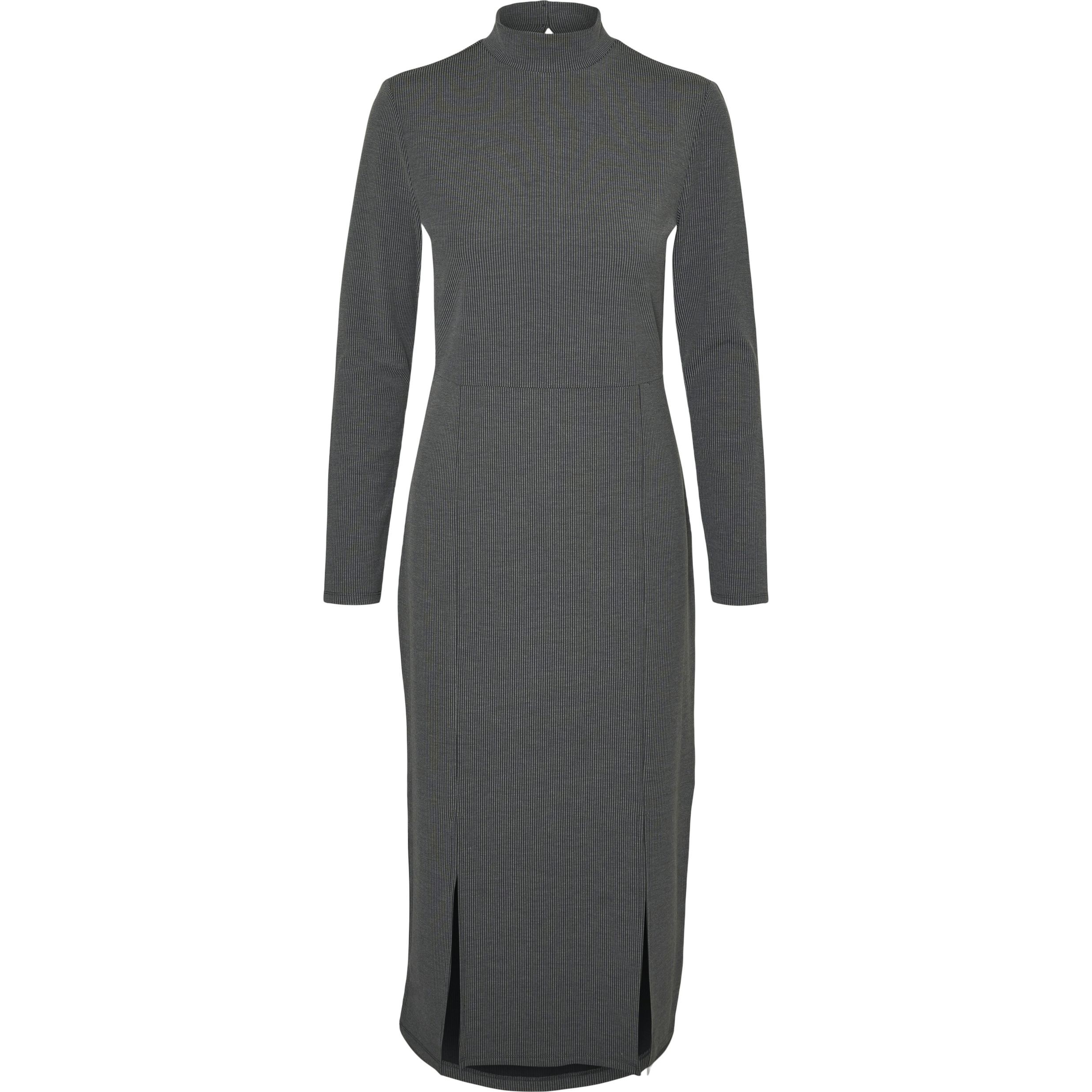 VERO MODA Midi suknelė moterims, Pilka, Clea high neck calf dress 1