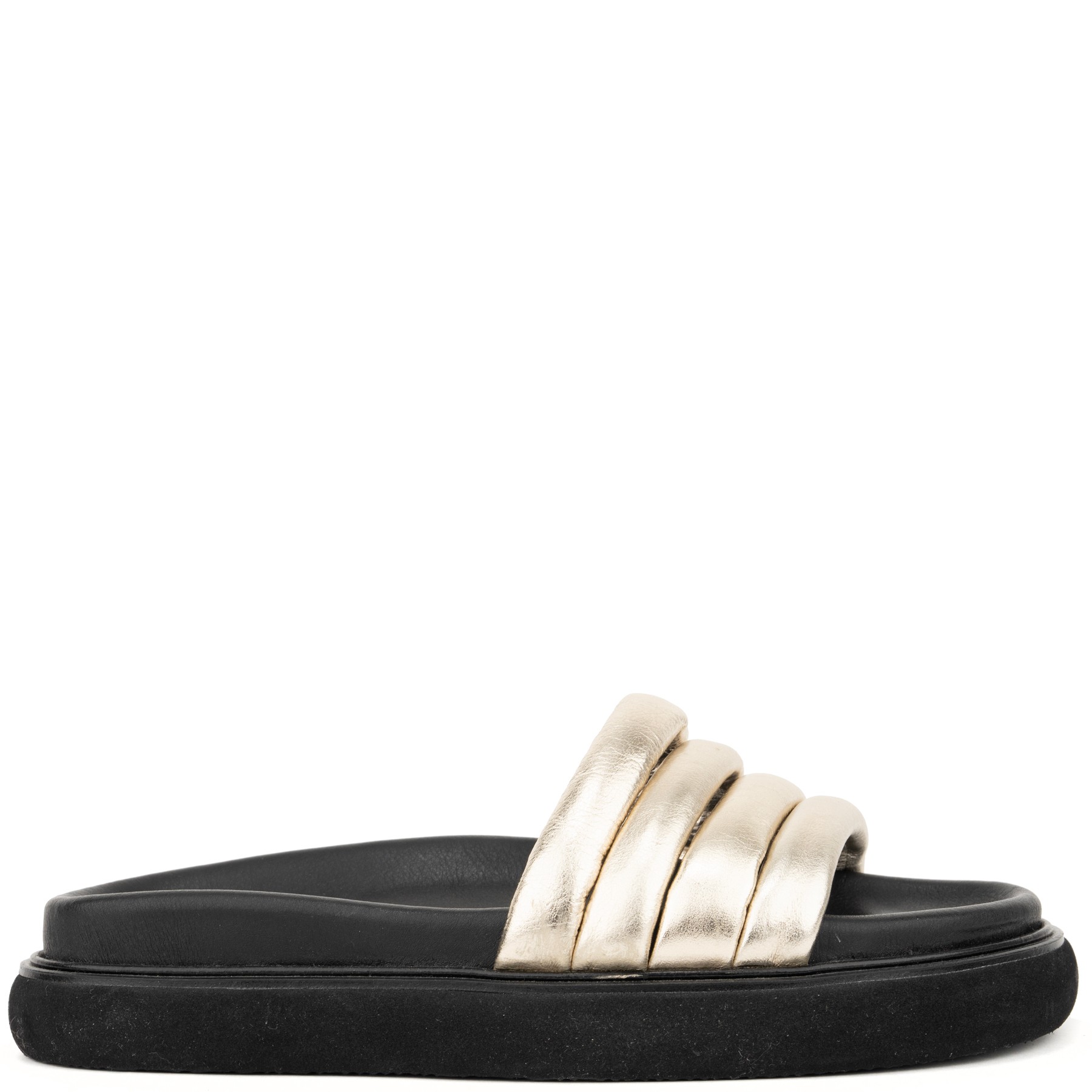 LA CONTE Šlepetės moterims, Auksinė, Slippers, La conte 2