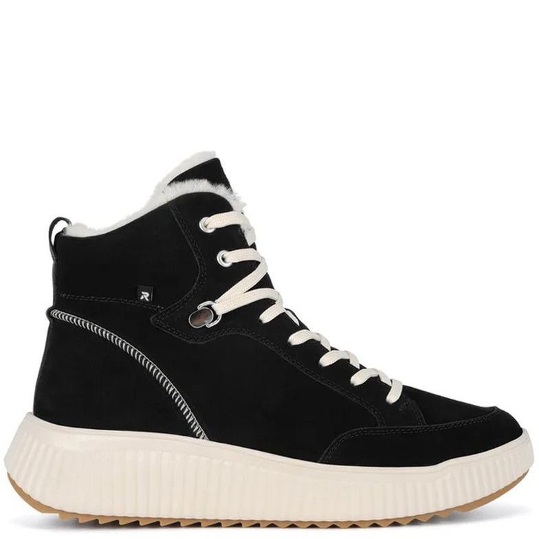 RIEKER EVOLUTION Aulinukai moterims, Juoda, Ladies mid height boots 2