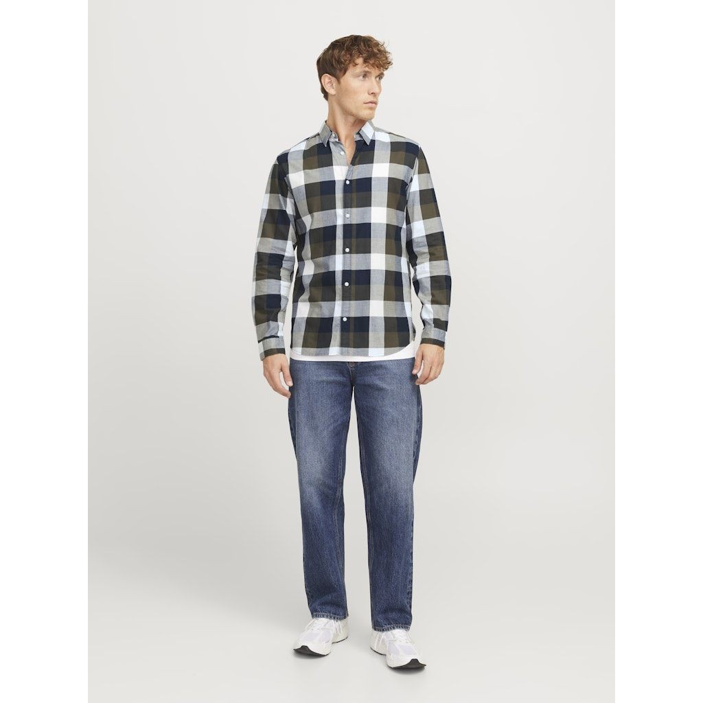 JACK & JONES Marškiniai ilgomis rankovėmis vyrams, Marga, Joshua buffalo twill shirt 6