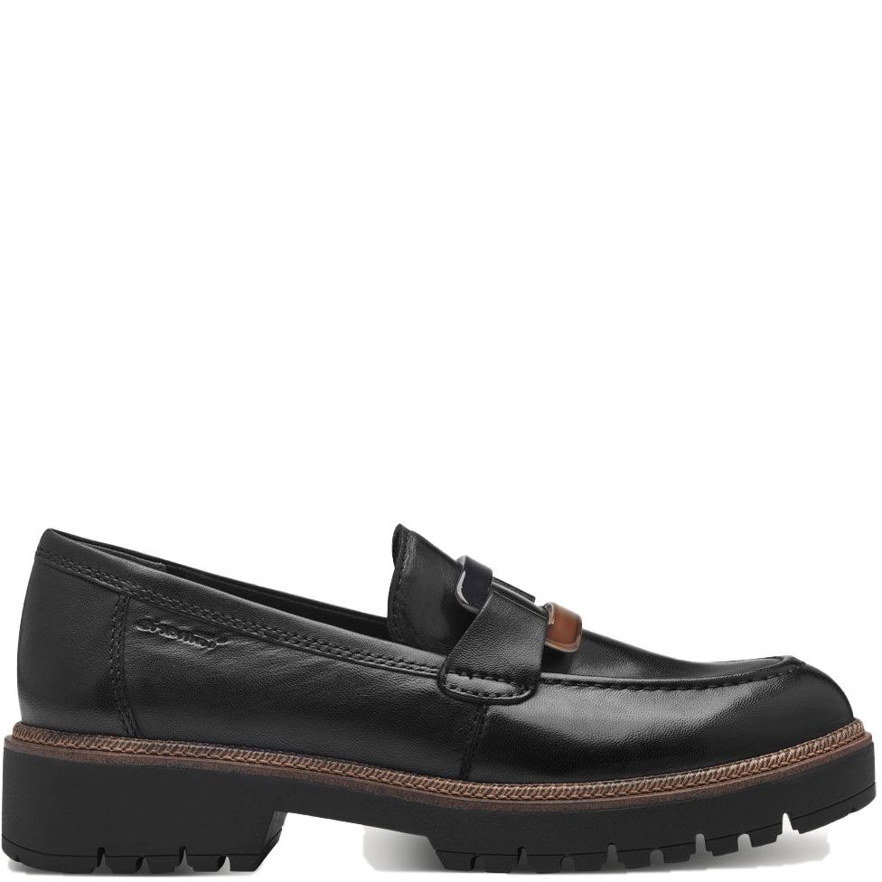 TAMARIS Loaferiai moterims, Juoda, Slipper 2