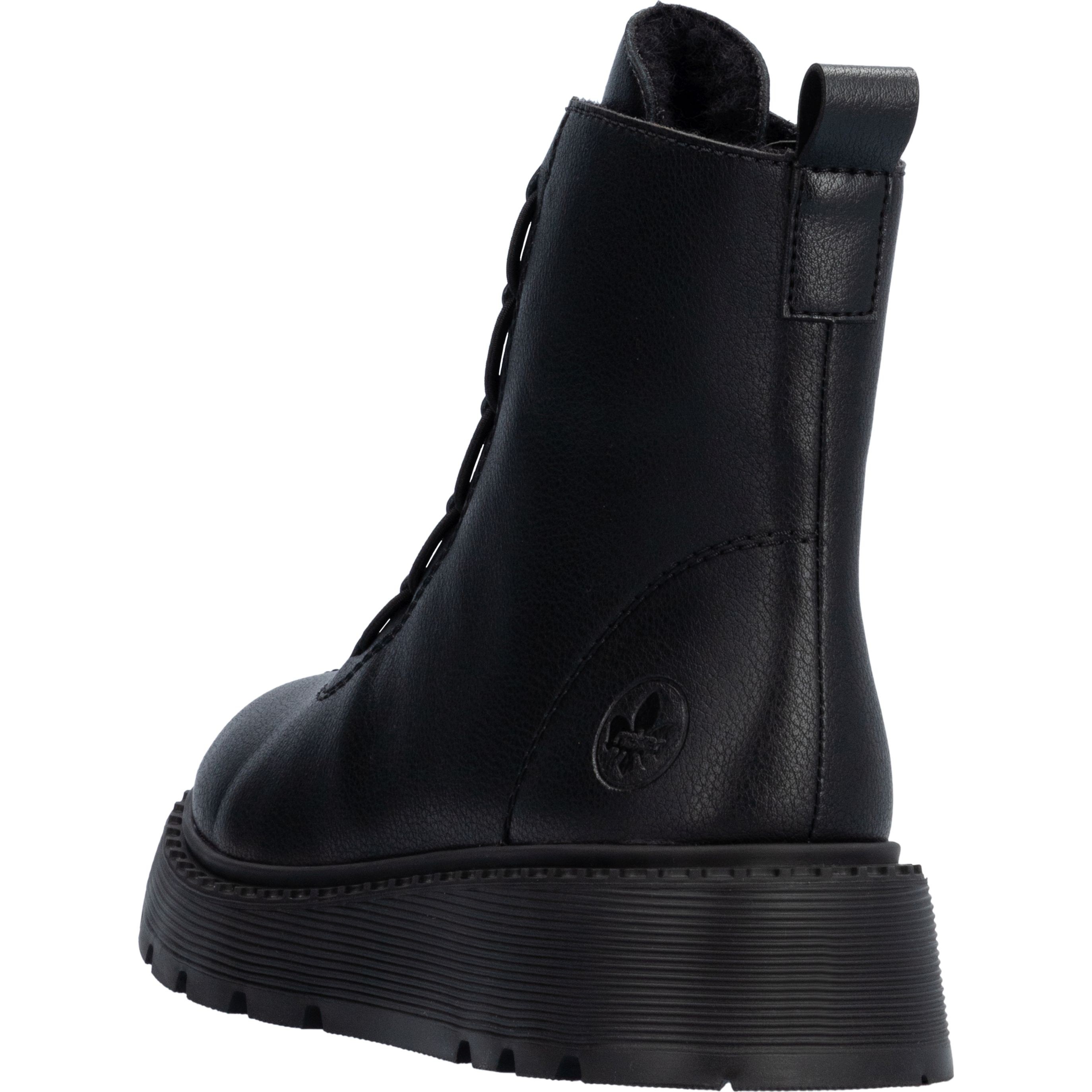 RIEKER Aulinukai moterims, Juoda, Ladies mid height boots 6