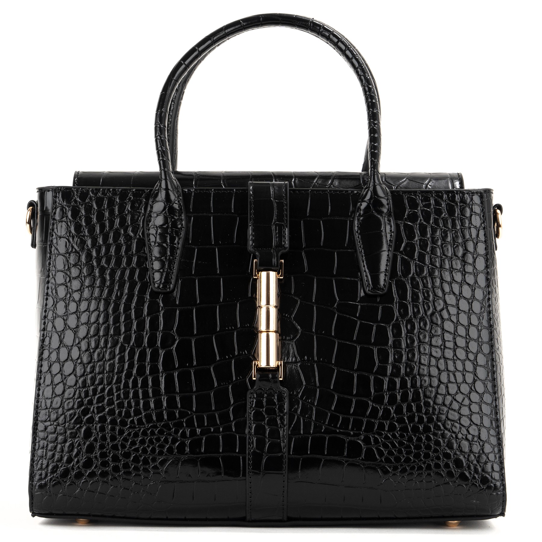 JULICE Pirkinių krepšys moterims, Juoda, Tote bag 1