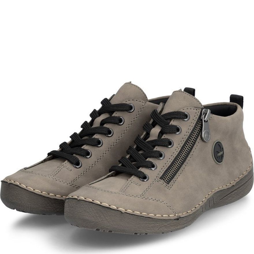 RIEKER Aulinukai moterims, Pilka, Ladies short boots 7