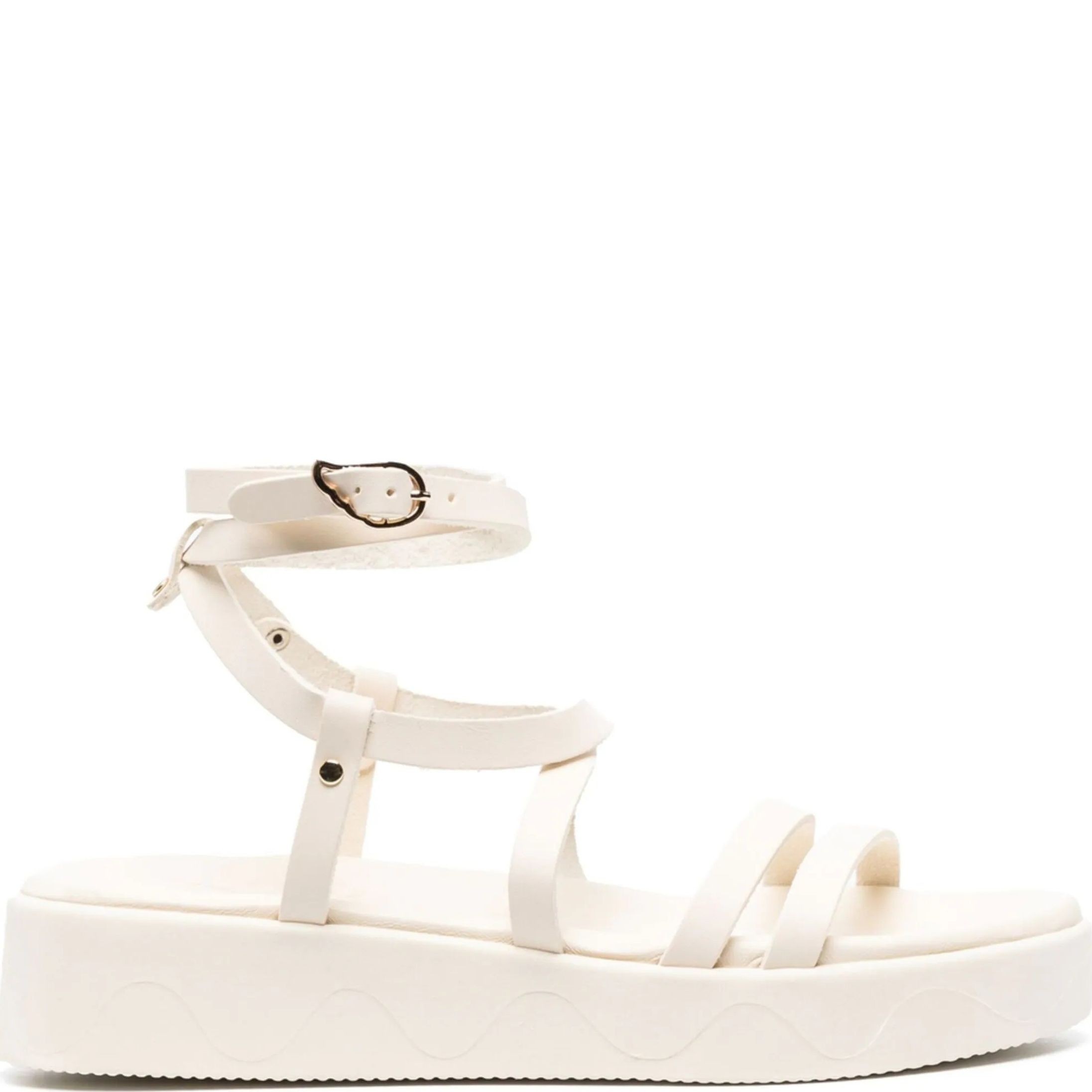 ANCIENT GREEK SANDAL Basutės moterims, Balta, Aristea vachetta  sandals 2