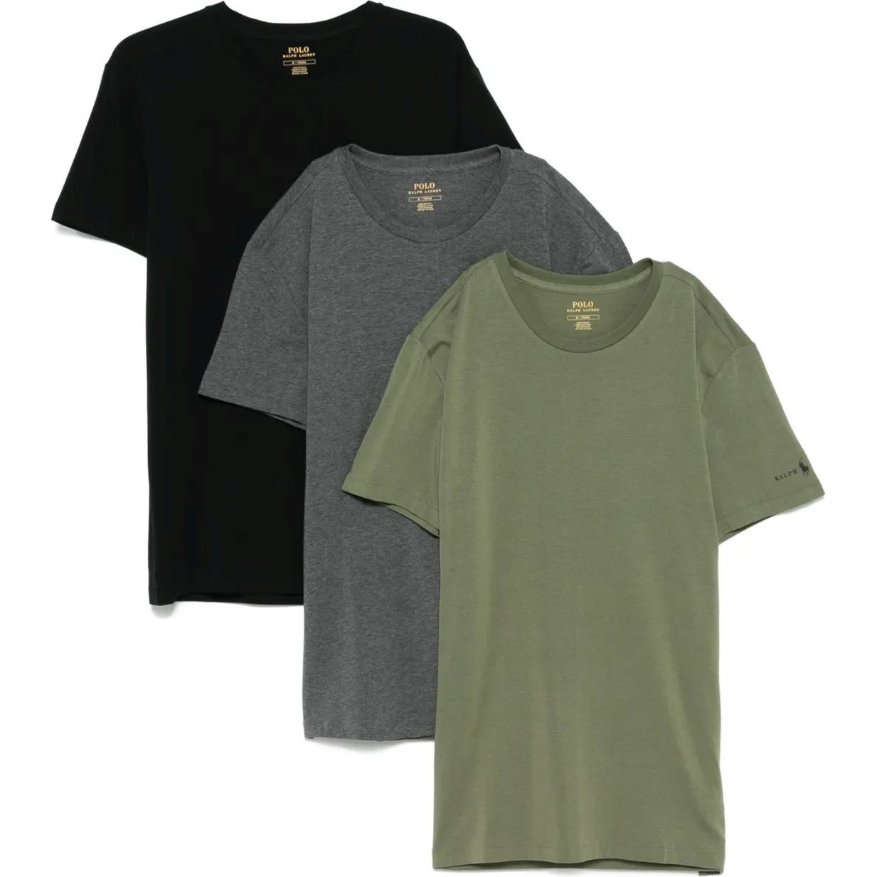 POLO RALPH LAUREN Marškinėliai trump. rankovėmis vyrams, Marga, Crew-3 pack-crew undershirt