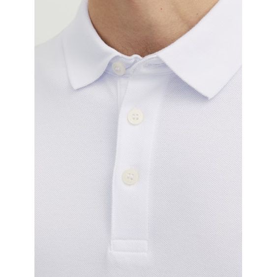 JACK & JONES Polo marškiniai ilgos rank. vyrams, Balta, Jjepaulos polo long 4