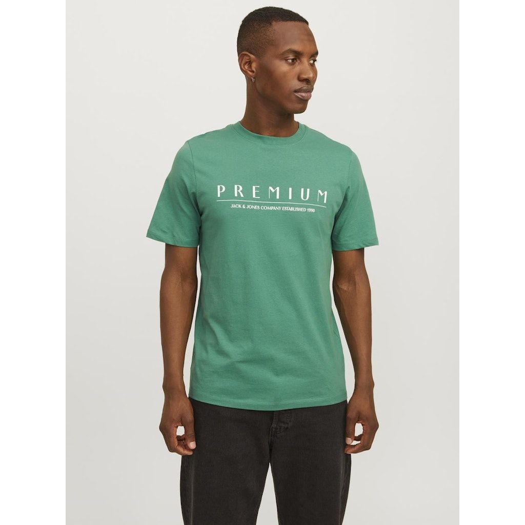 JACK & JONES Marškinėliai vyrams, Žalia, JPRSTAR TEE SS CREW 2