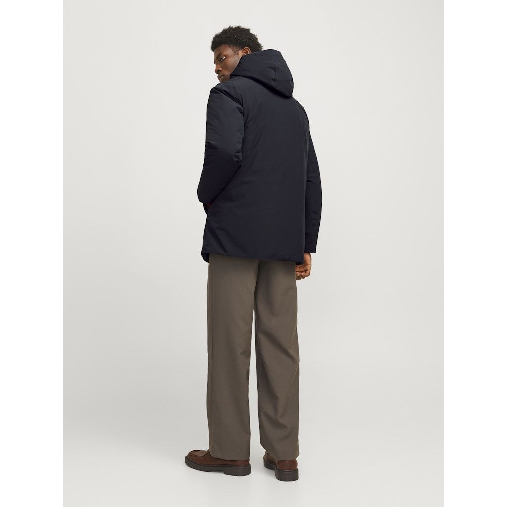 JACK & JONES Pūkinis paltas vyrams, Mėlyna, Keen parka 2