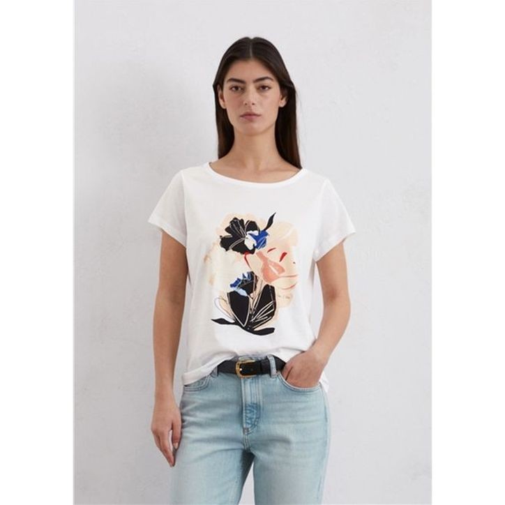 MARC O'POLO Marškinėliai trump. rankovėmis moterims, Marga, Tshirts sh 503206751431 2