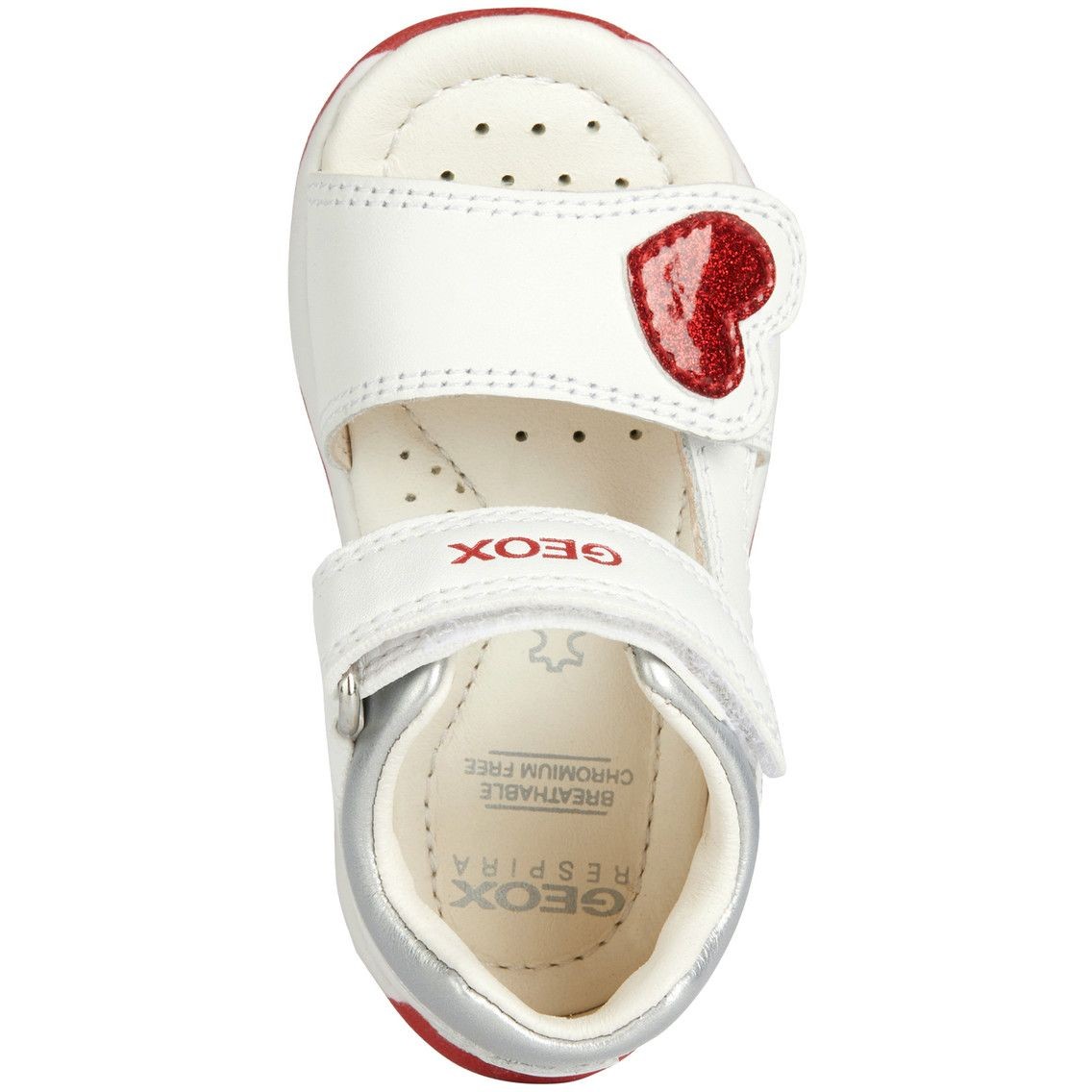 GEOX Basutės mergaitėms, Balta, SANDALS TAPUZ 5