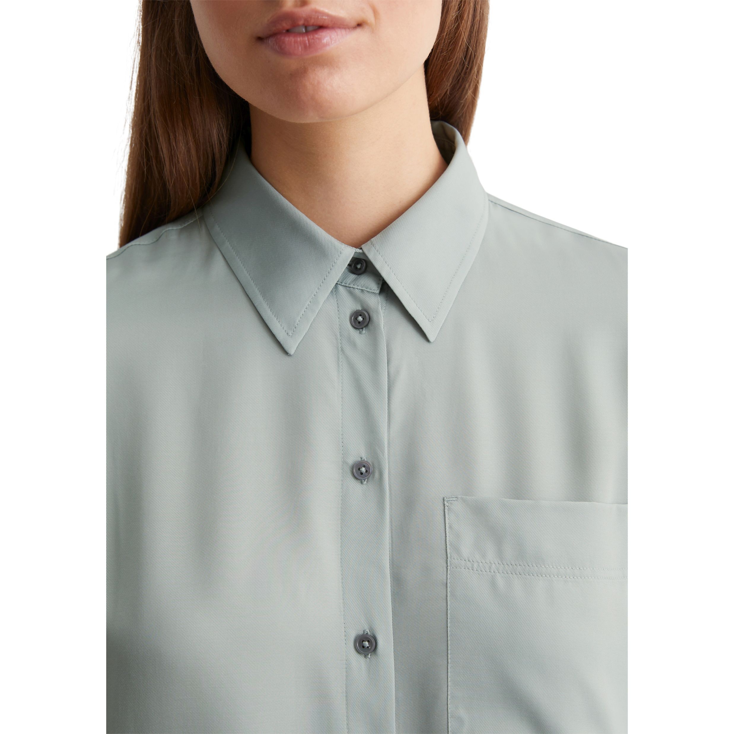 MARC O'POLO Marškiniai ilgomis rankovėmis moterims, Žalia, Shirts lon 410110942273 4