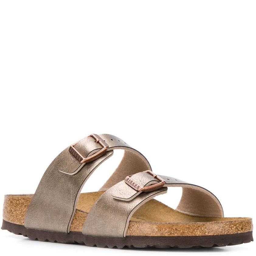 BIRKENSTOCK Šlepetės moterims, Pilka, Sydney 1