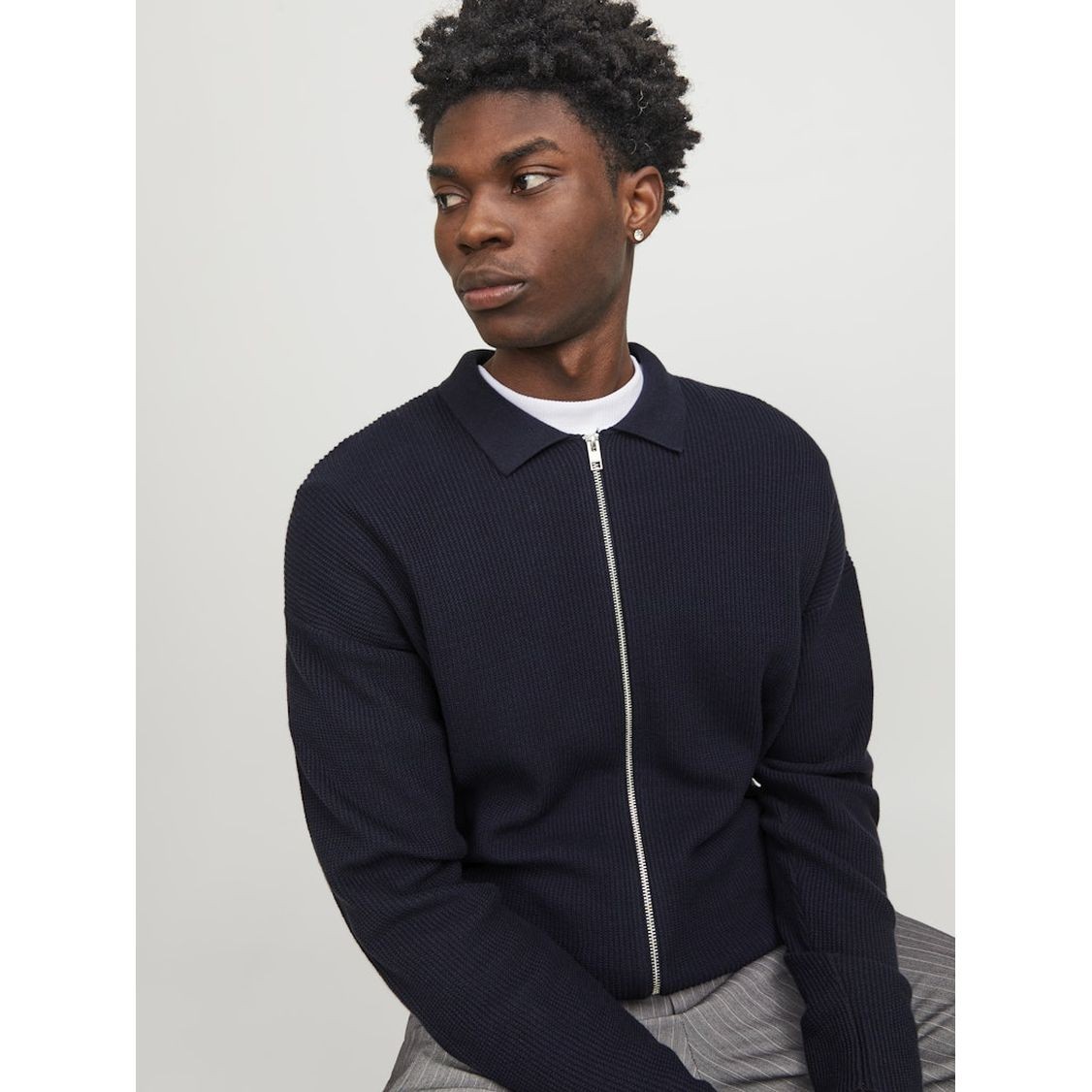 JACK & JONES Kardiganas vyrams, Mėlyna, Jprccsprin cardigans 6