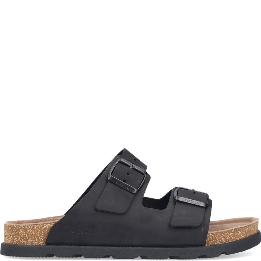 RIEKER Šlepetės vyrams, Juoda, Slippers 2