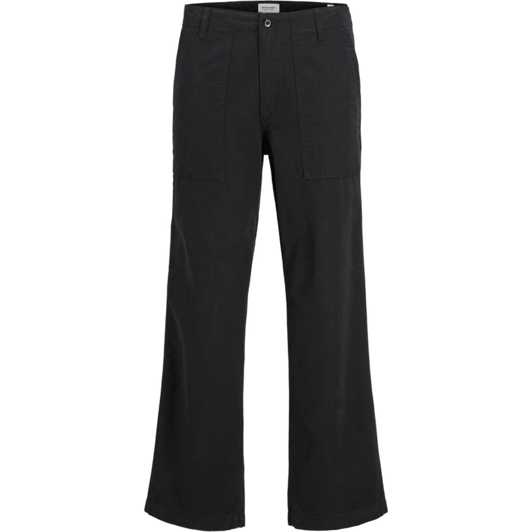 JACK & JONES Kelnės vyrams, Juoda, Bill barkley fatigue pant 1
