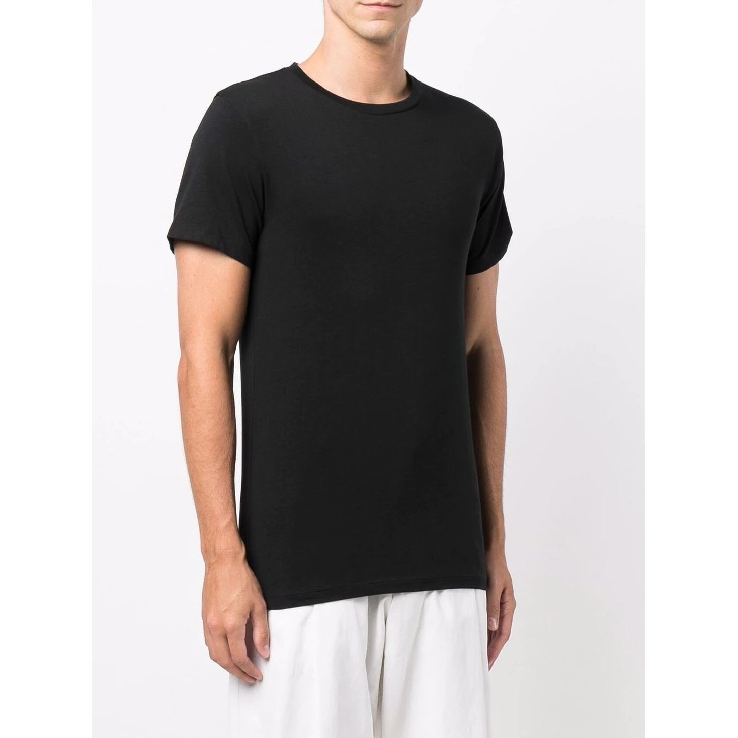 POLO RALPH LAUREN UW Marškinėliai trump. rankovėmis vyrams, Juoda, Classic 2 pack crew undershirt 3