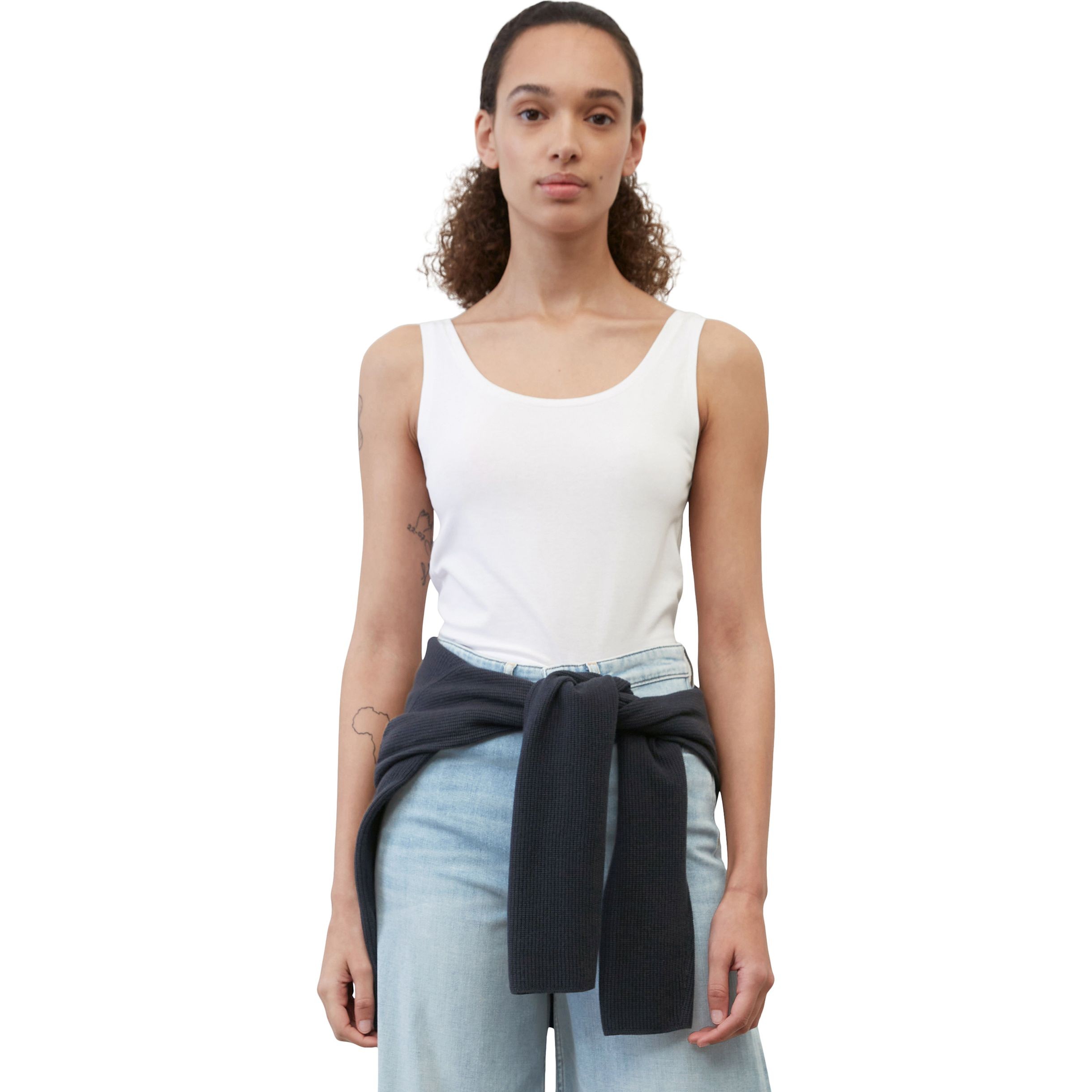 MARC O'POLO Marškinėliai moterims, Balta 2