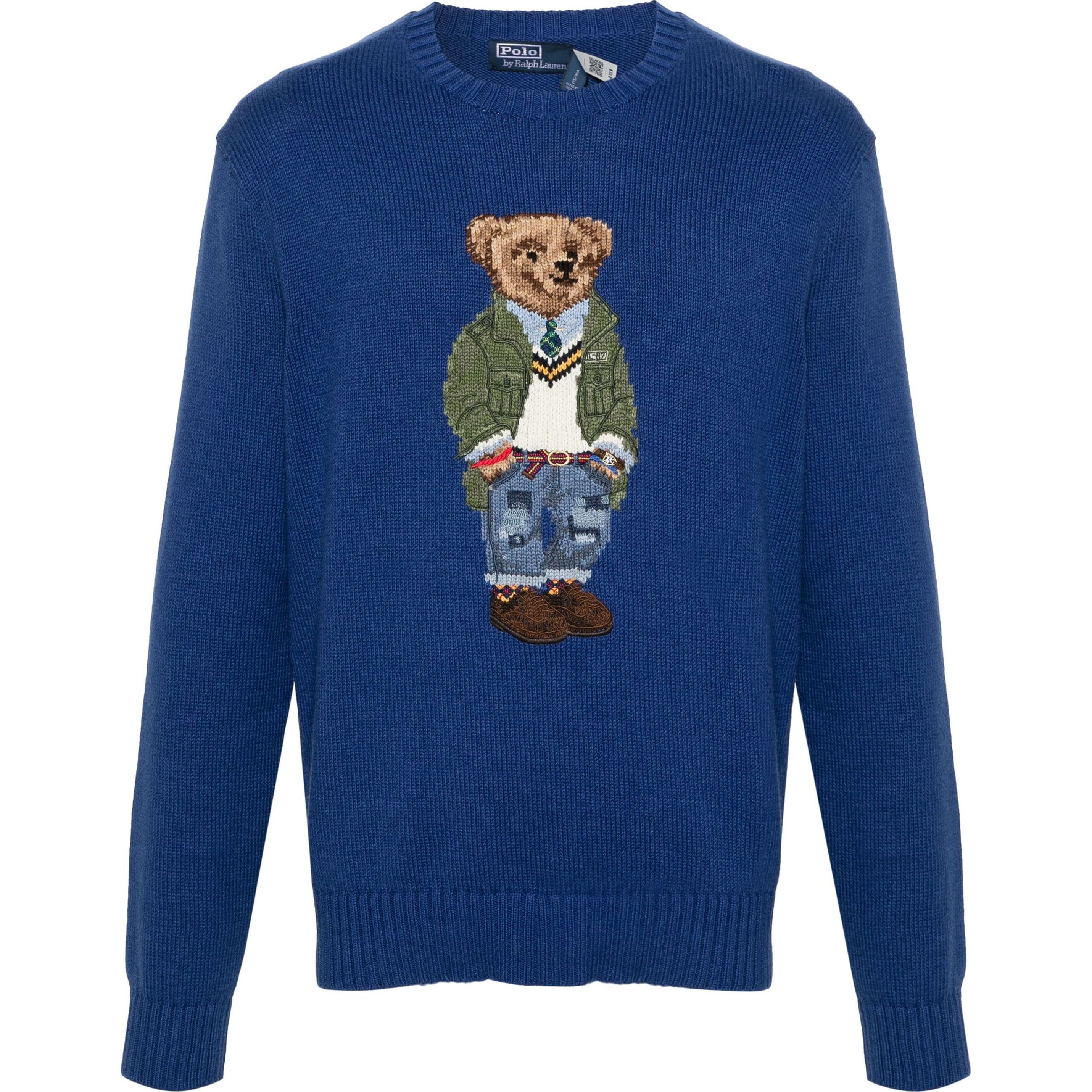 POLO RALPH LAUREN Sportinis nertinis vyrams, Mėlyna, Long sleeve pullover 1