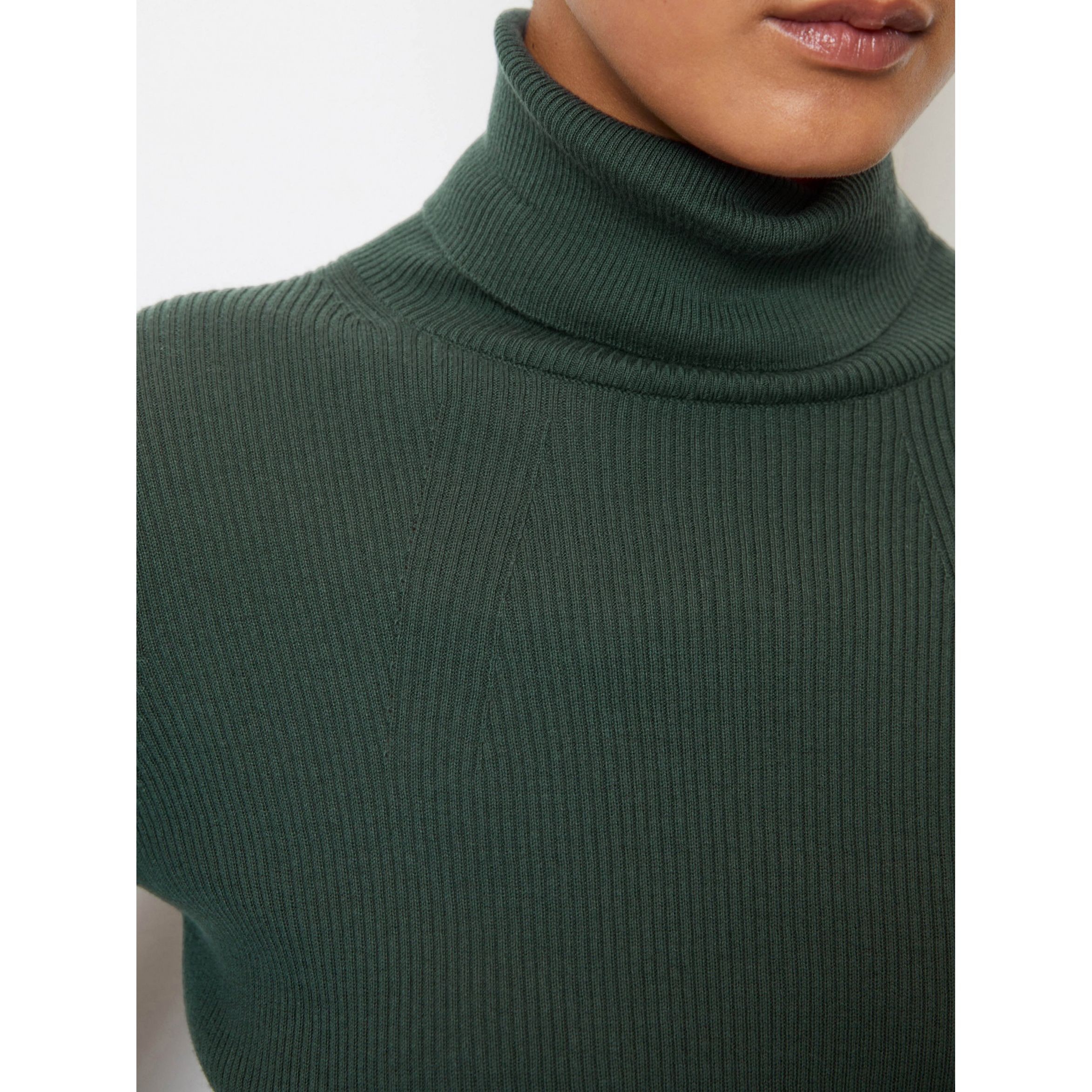 MARC O'POLO Palaidinės aukštinta apykakle moterims, Žalia 4