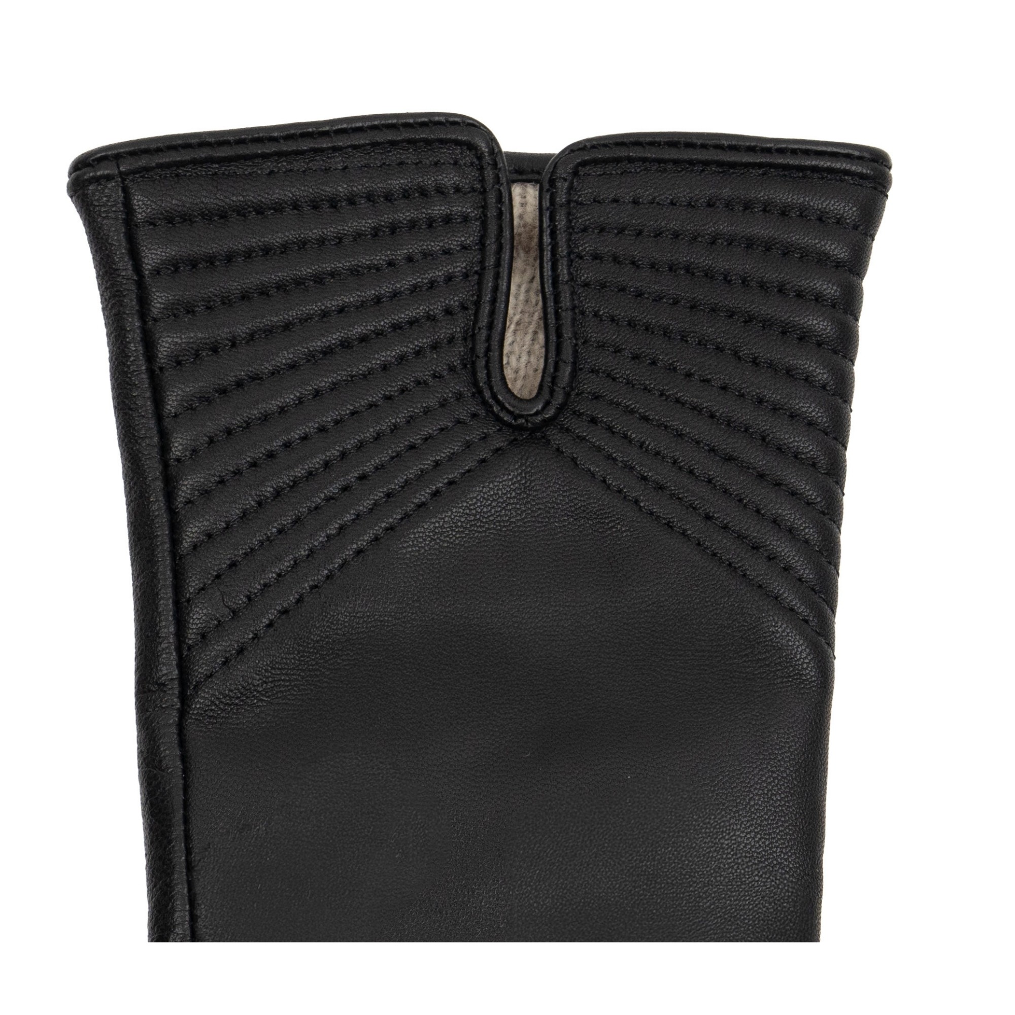 FRANCESCO GIRARDI Pirštuotos pirštinės moterims, Juoda, Gloves 2