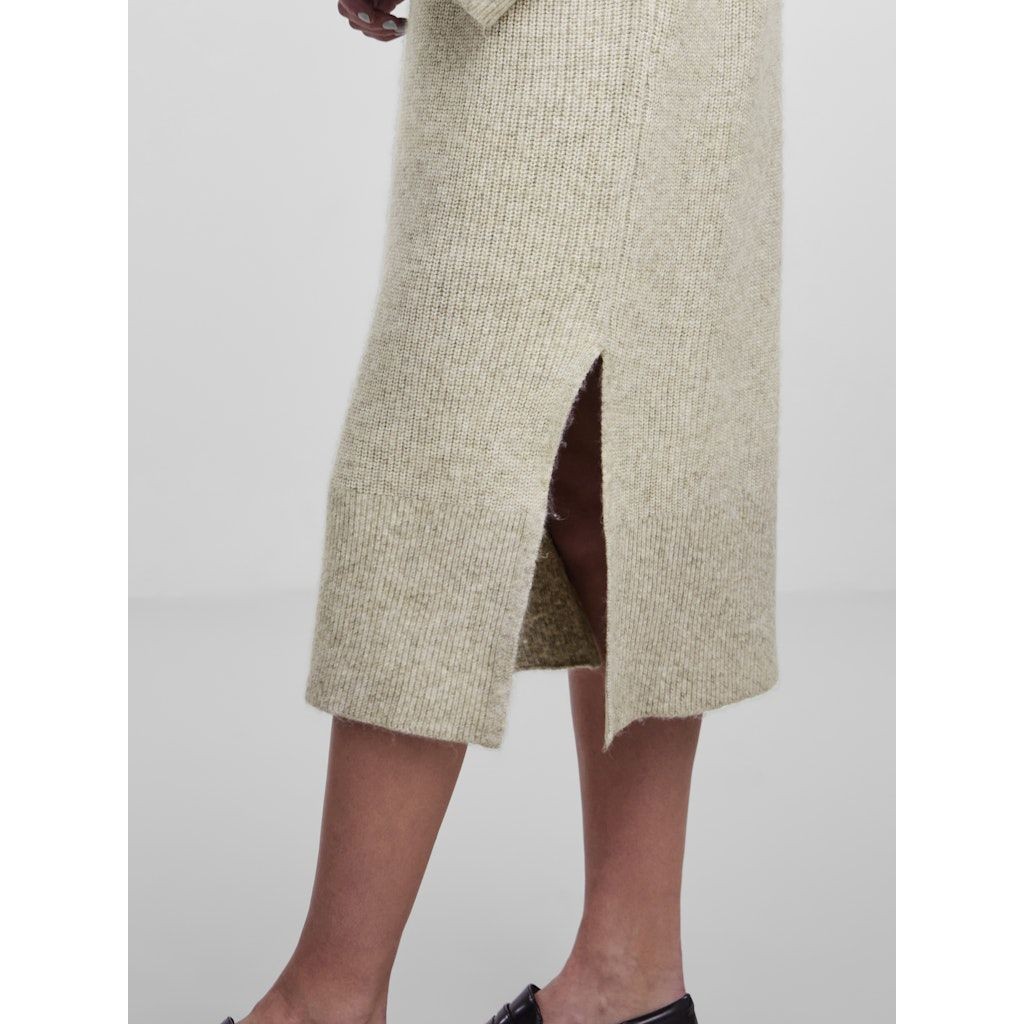 PIECES Midi suknelė moterims, Balta, PCJADE LS OVERS. HIG 5