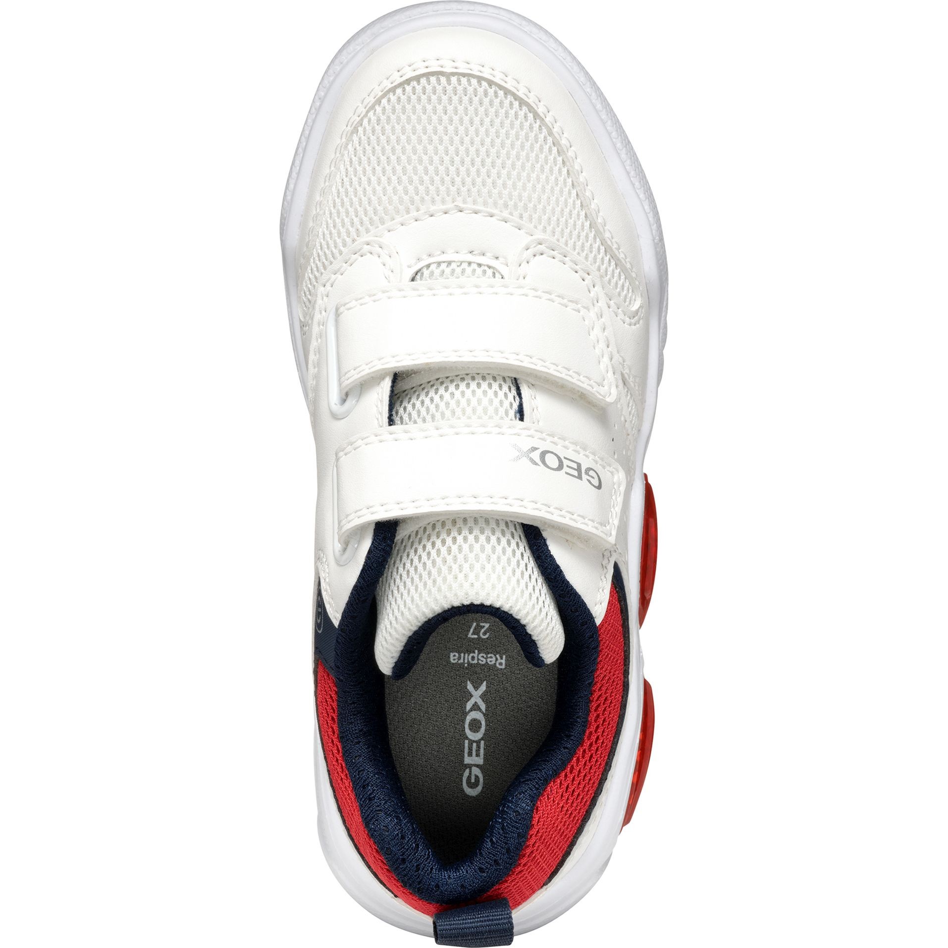 GEOX Laisvalaikio bateliai berniukams, Balta, Illuminus leisure 2