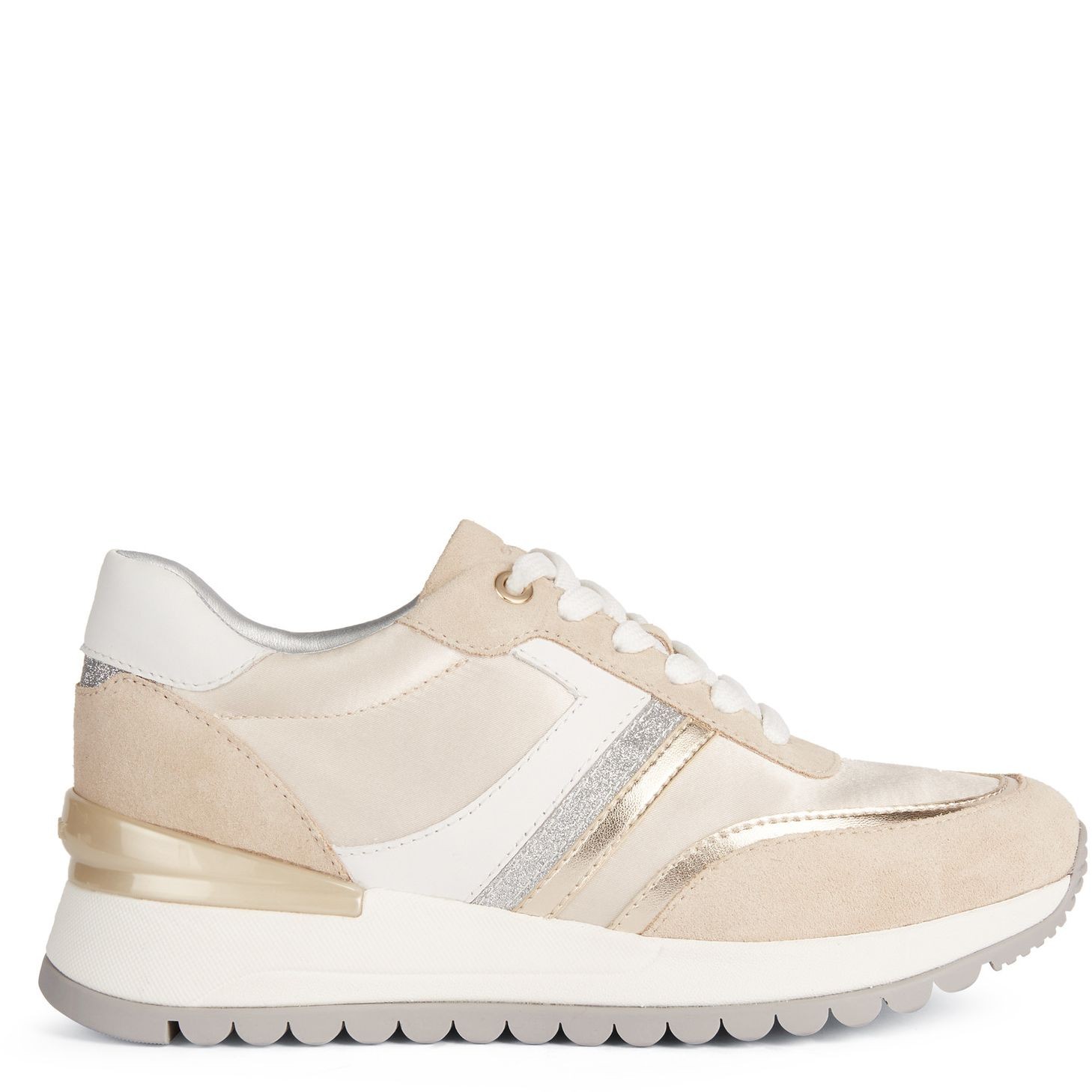 GEOX Sportiniai bateliai moterims, Auksinė, DESYA SPORT SHOES 2