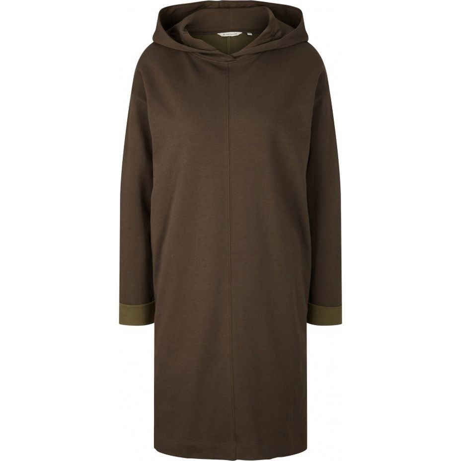 TOM TAILOR Midi suknelė moterims, Žalia, Suknelė